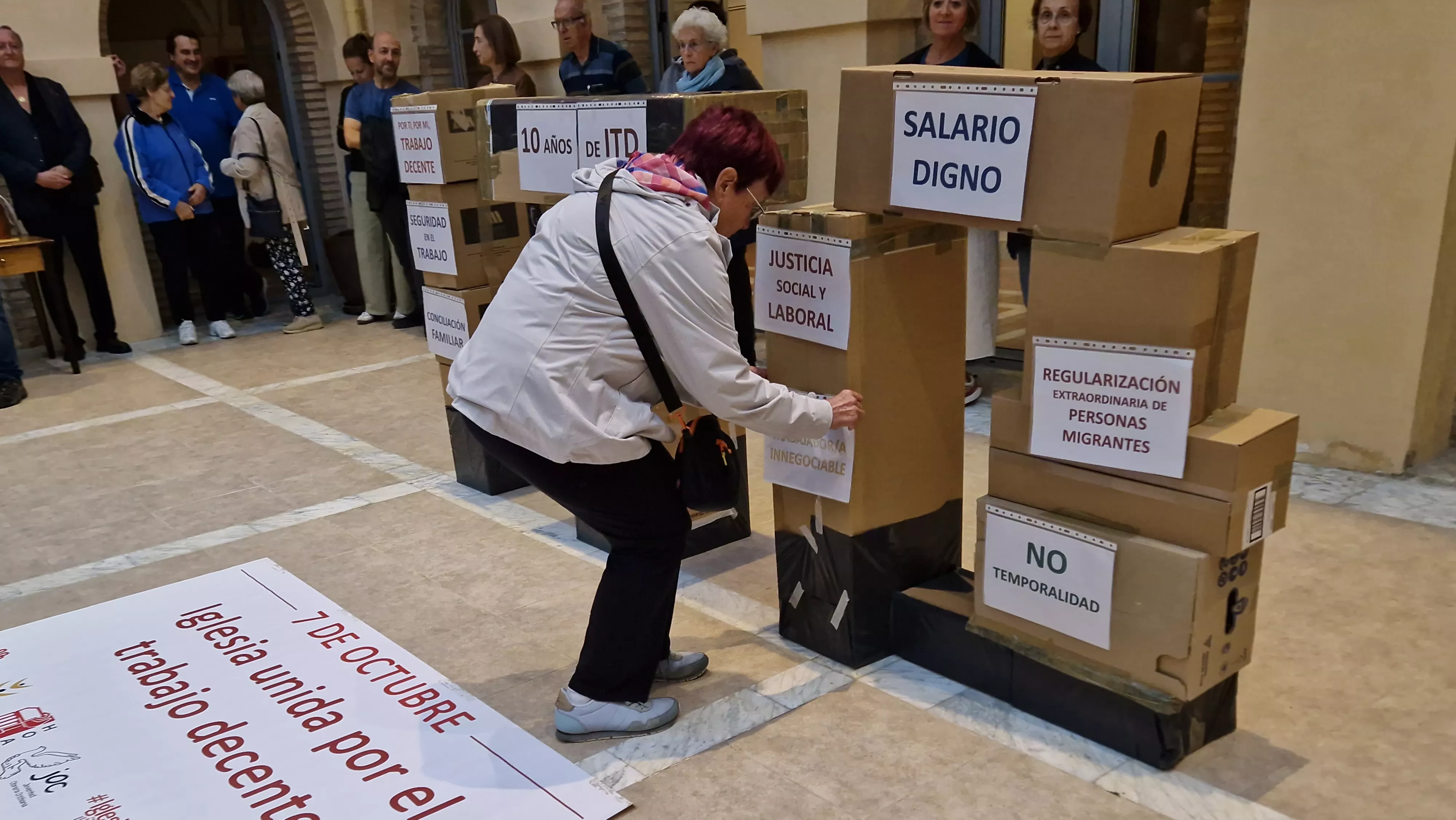  Jornada Mundial de la Iglesia por el Trabajo Decente. Foto Myriam Martínez 