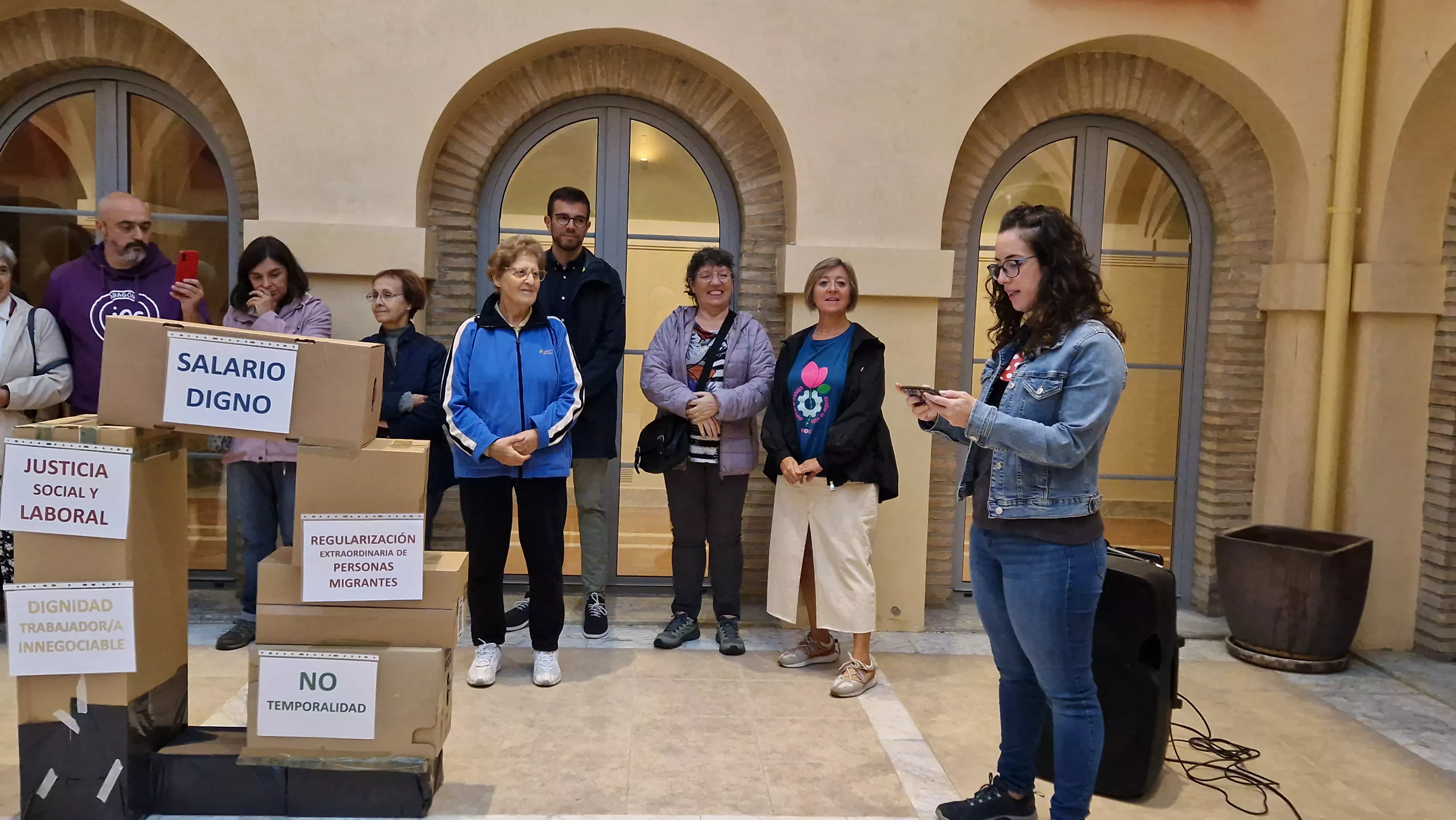 Jornada Mundial de la Iglesia por el Trabajo Decente. Foto Myriam Martínez 