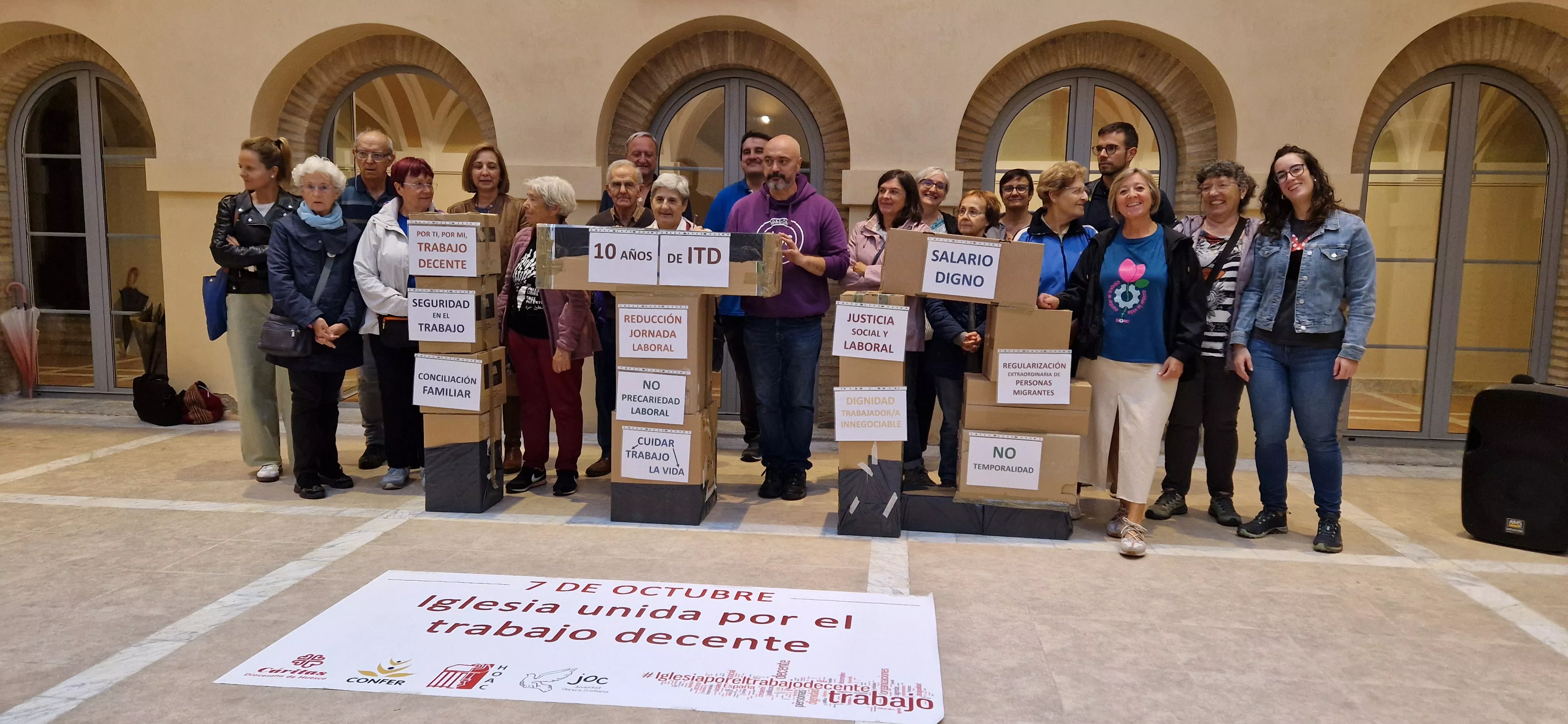  Jornada Mundial de la Iglesia por el Trabajo Decente. Foto Myriam Martínez 