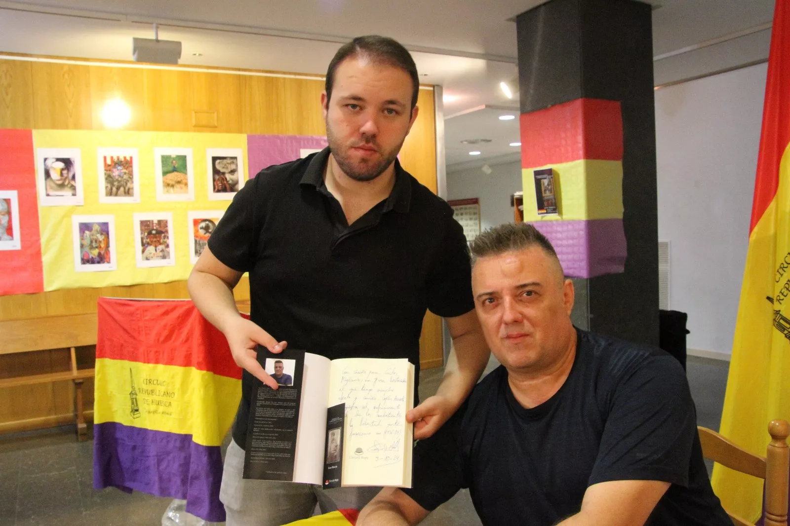 Presentación del libro Memorias de un brigadista español de Fran Martín. Foto Carlos Neofato 