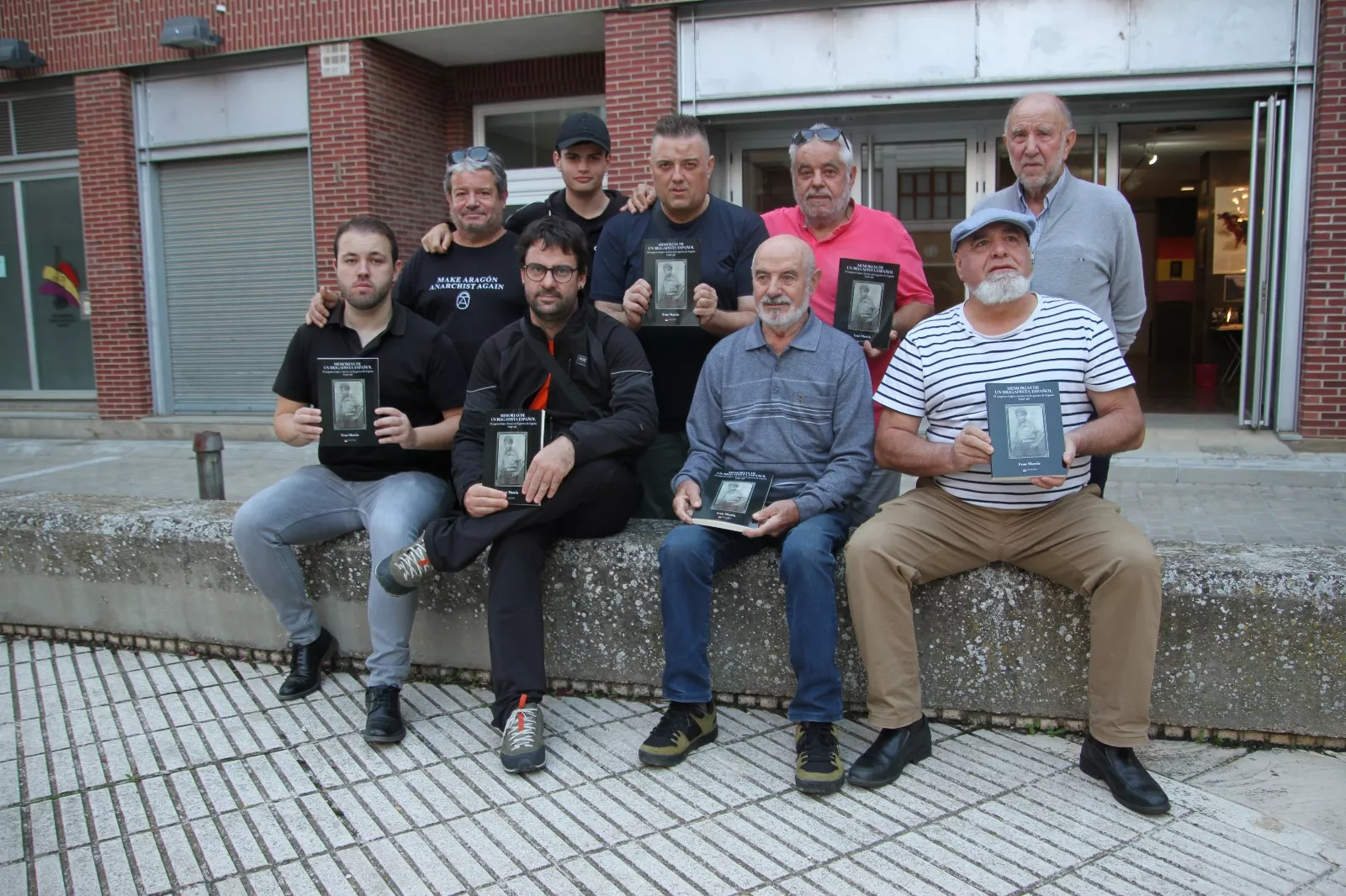 Presentación del libro Memorias de un brigadista español de Fran Martín. Foto Carlos Neofato 