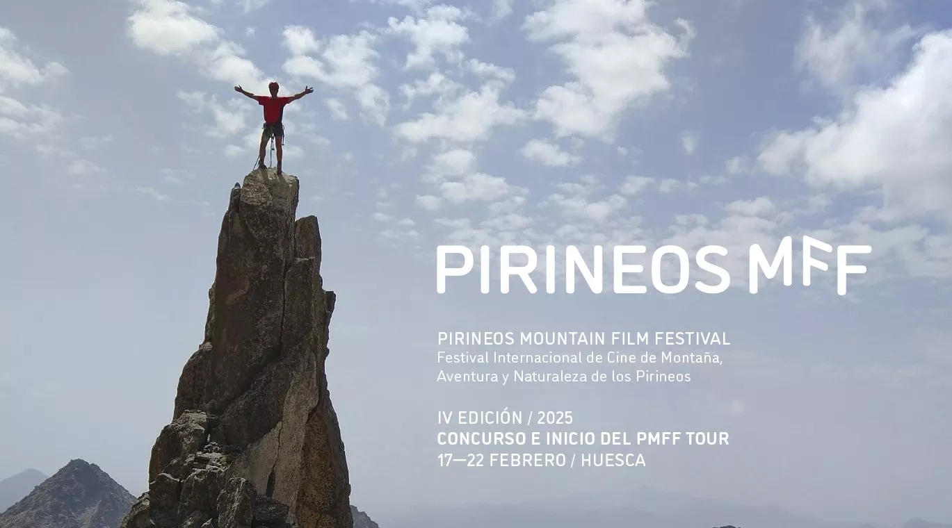 Parte del cartel oficial del Pirineos Mountain Film Festival 2025.