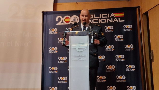 Luis Fernando Ascaso, comisario de la Policía Nacional en Huesca. Foto Myriam Martínez Luis Fernando Ascaso, comisario de la Policía Nacional en Huesca. Foto Myriam Martínez