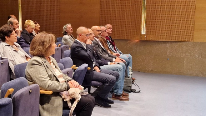 El general de División José Manuel Vivas Urieta se encontraba entre los asistentes. Foto Myriam Martínez El general de División José Manuel Vivas Urieta se encontraba entre los asistentes. Foto Myriam Martínez