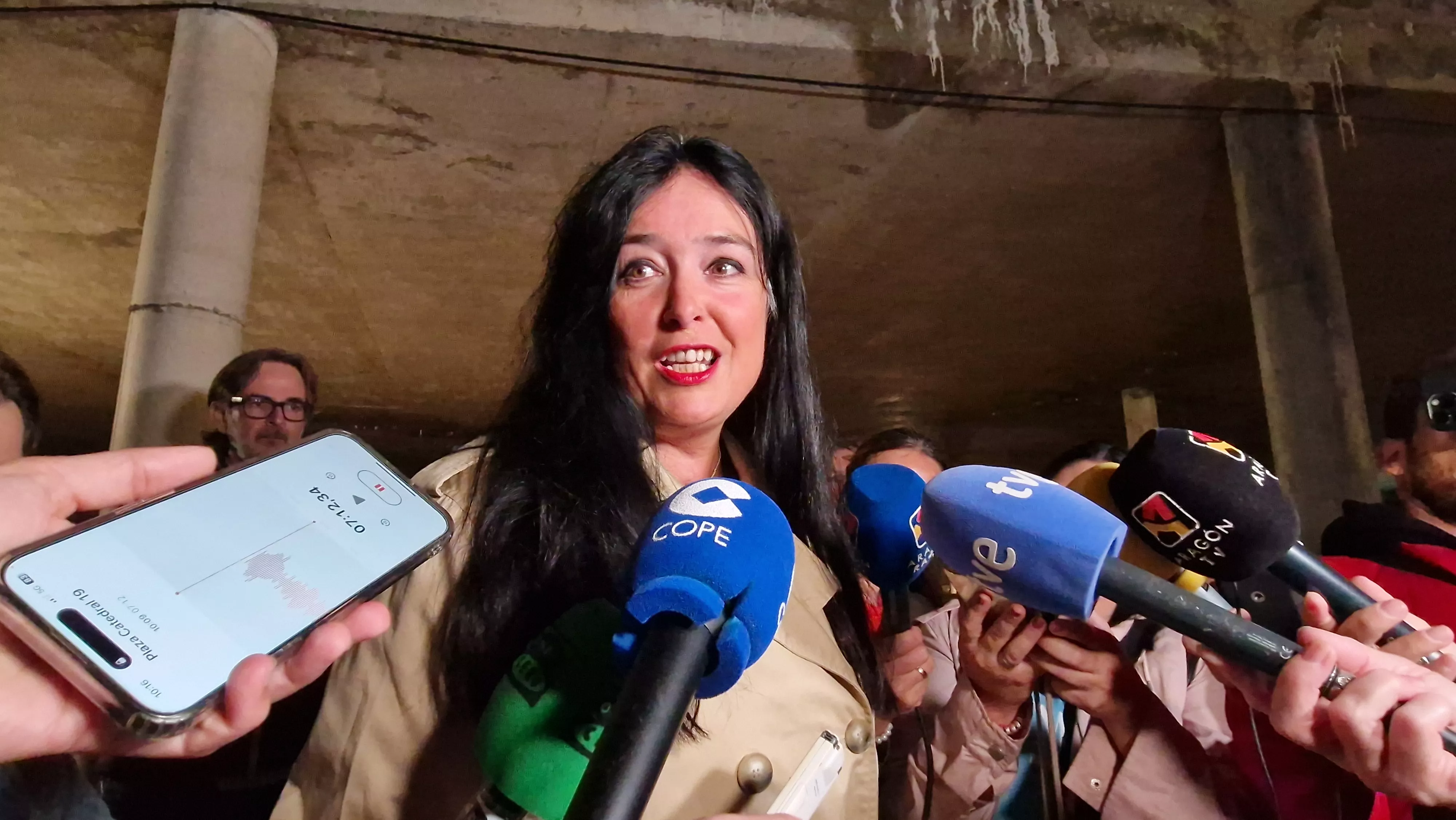 Lorena Orduna, en el Círculo Católico. Foto Myriam Martínez 