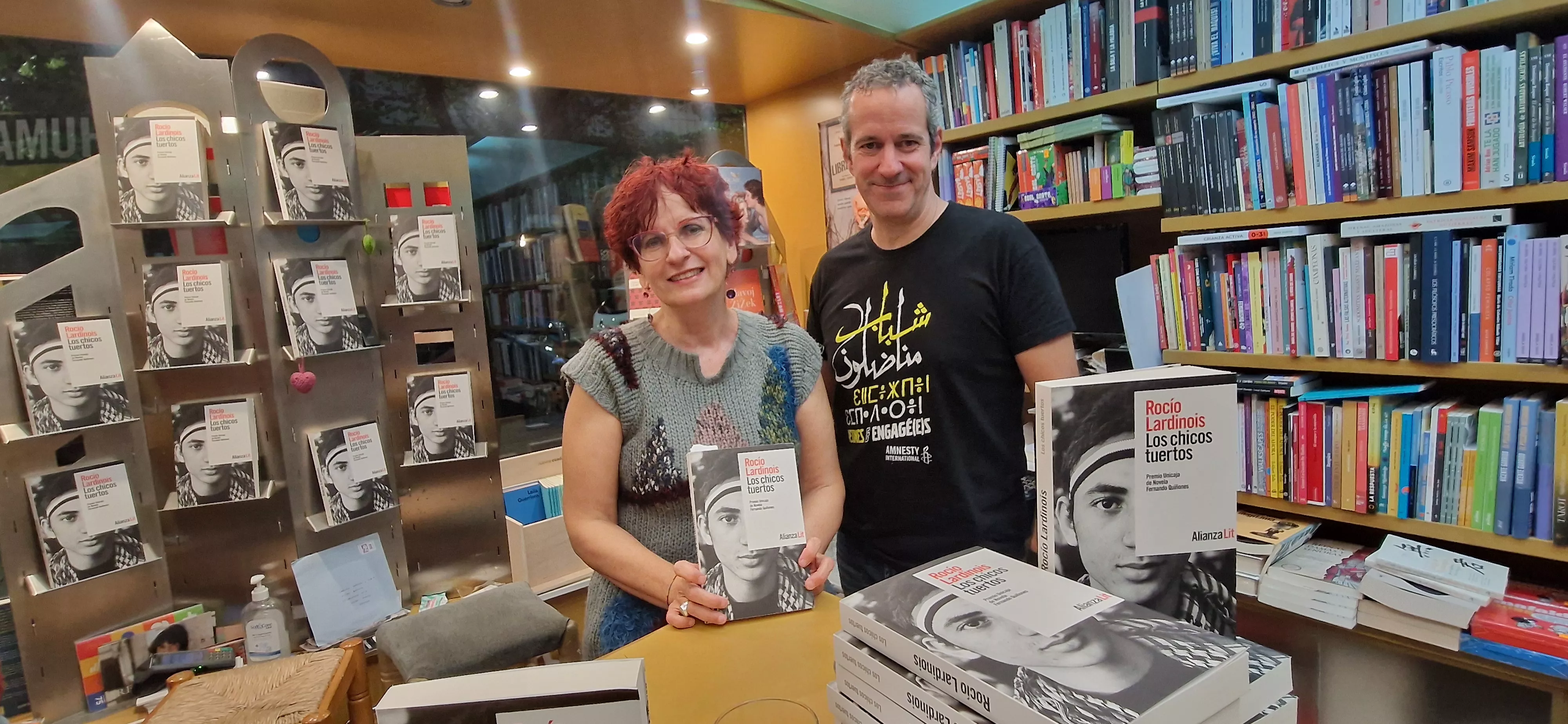 Rocío Lardinois y José Manuel Mur en la Anónima. Foto Myriam Martínez