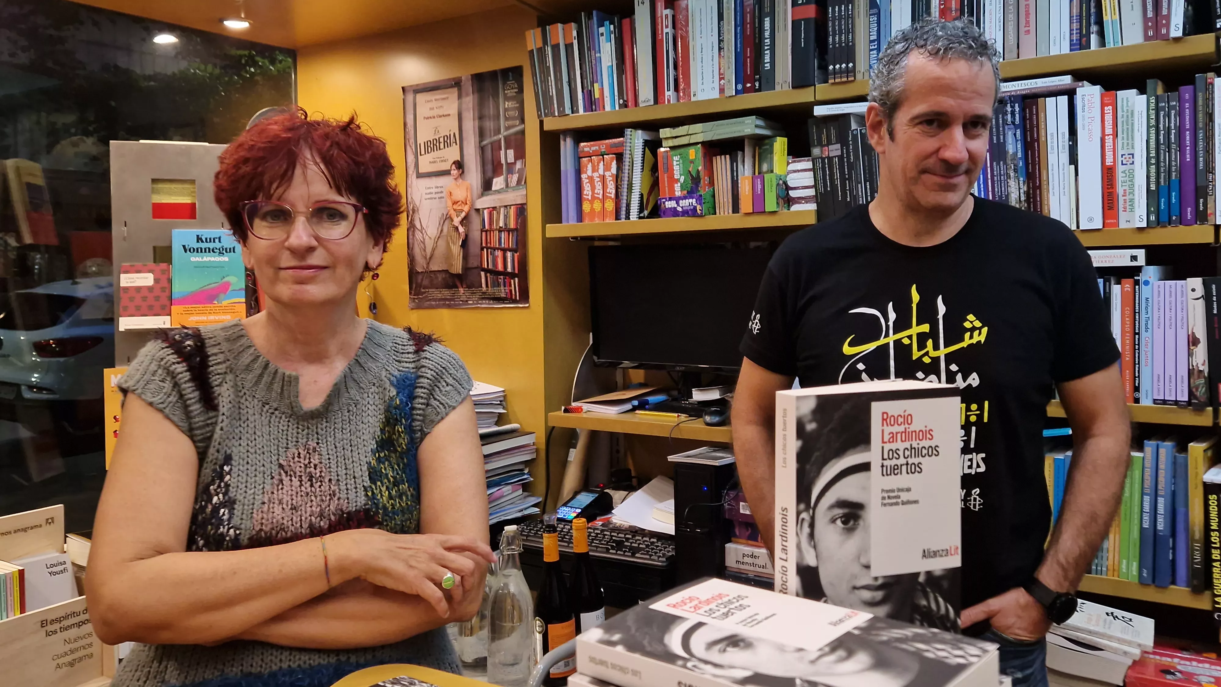 Rocío Lardinois y José Manuel Mur en la Anónima. Foto Myriam Martínez