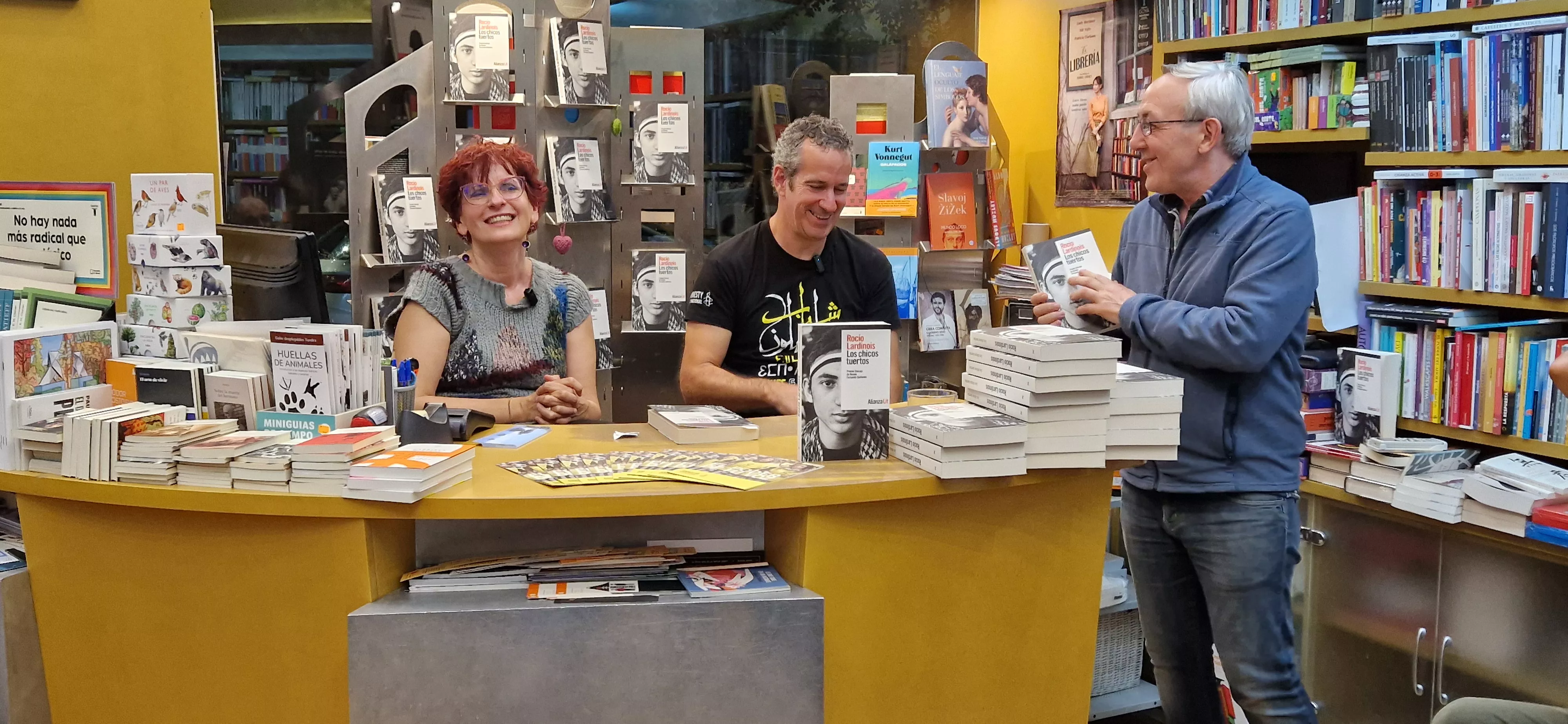 Rocío Lardinois, José Manuel Mur y José María Aniés, en la Anónima. Foto Myriam Martínez (9)