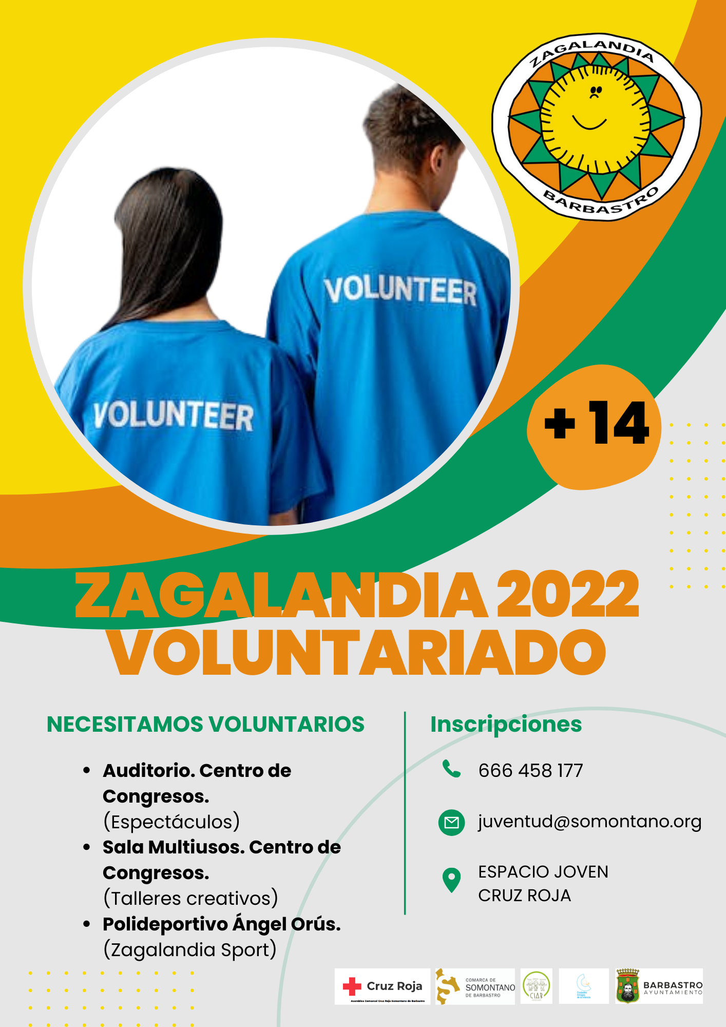 Campaña de voluntariado de Zagalandia 2022 en Barbastro.