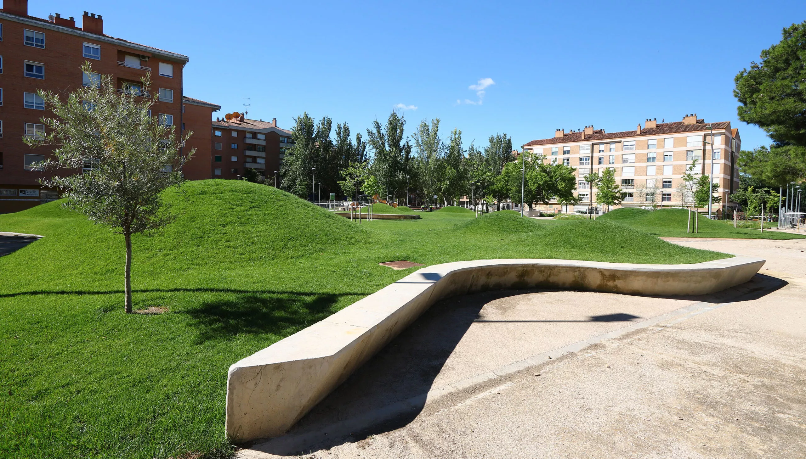 Parque San Martín de Huesca. Parque San Martín de Huesca.