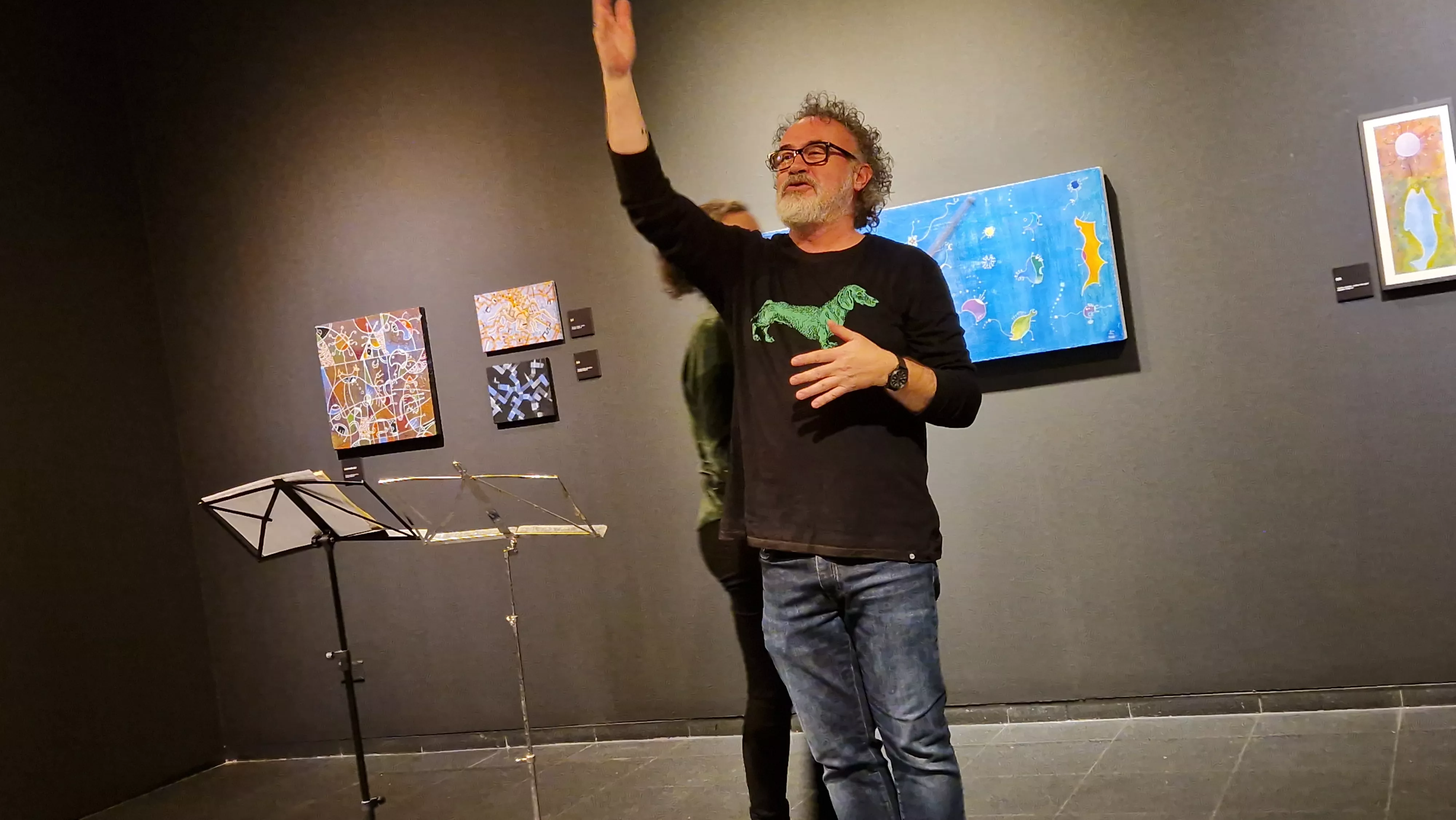 Exposición de Lucio Gat en el Centro Cultural Manuel Benito. Foto Myriam Martínez 