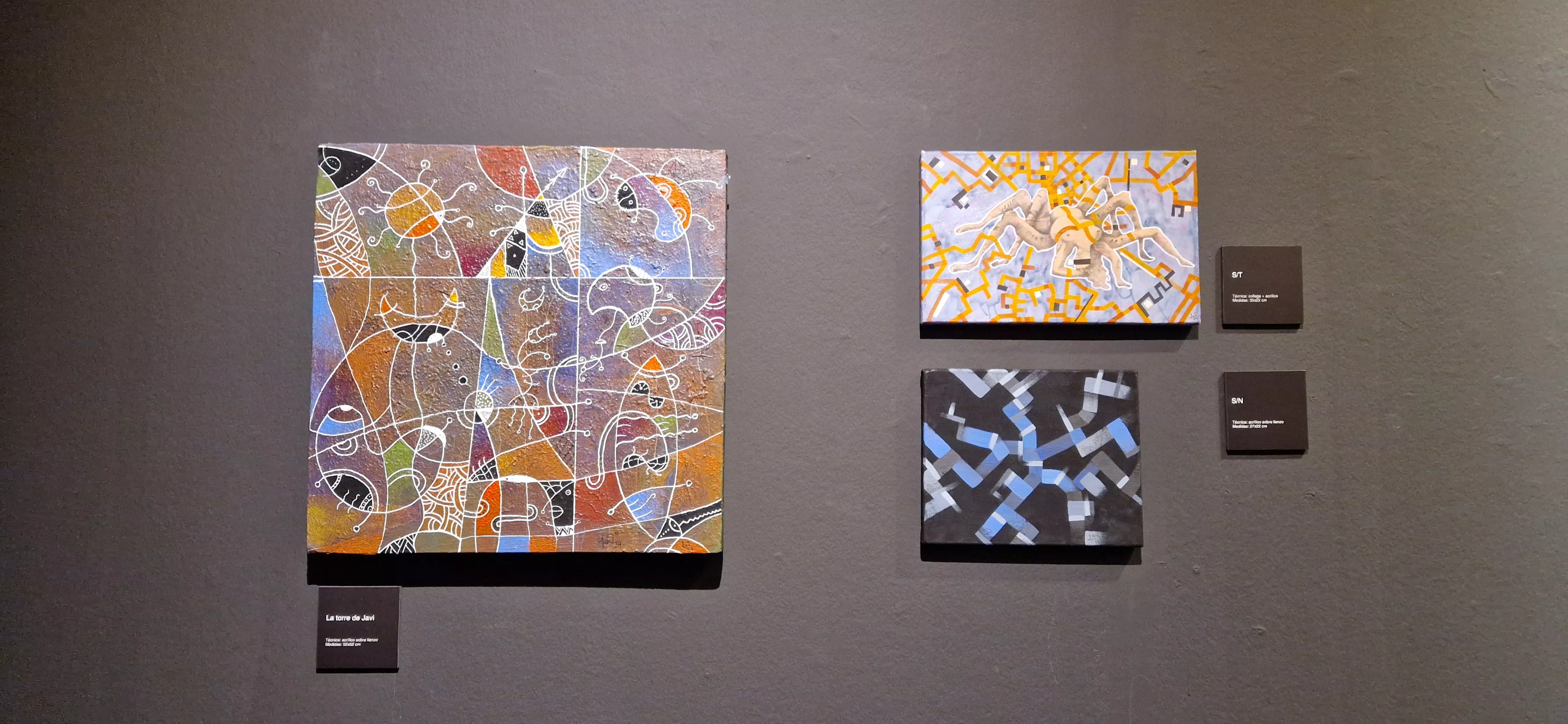 Exposición de Lucio Gat en el Centro Cultural Manuel Benito. Foto Myriam Martínez 