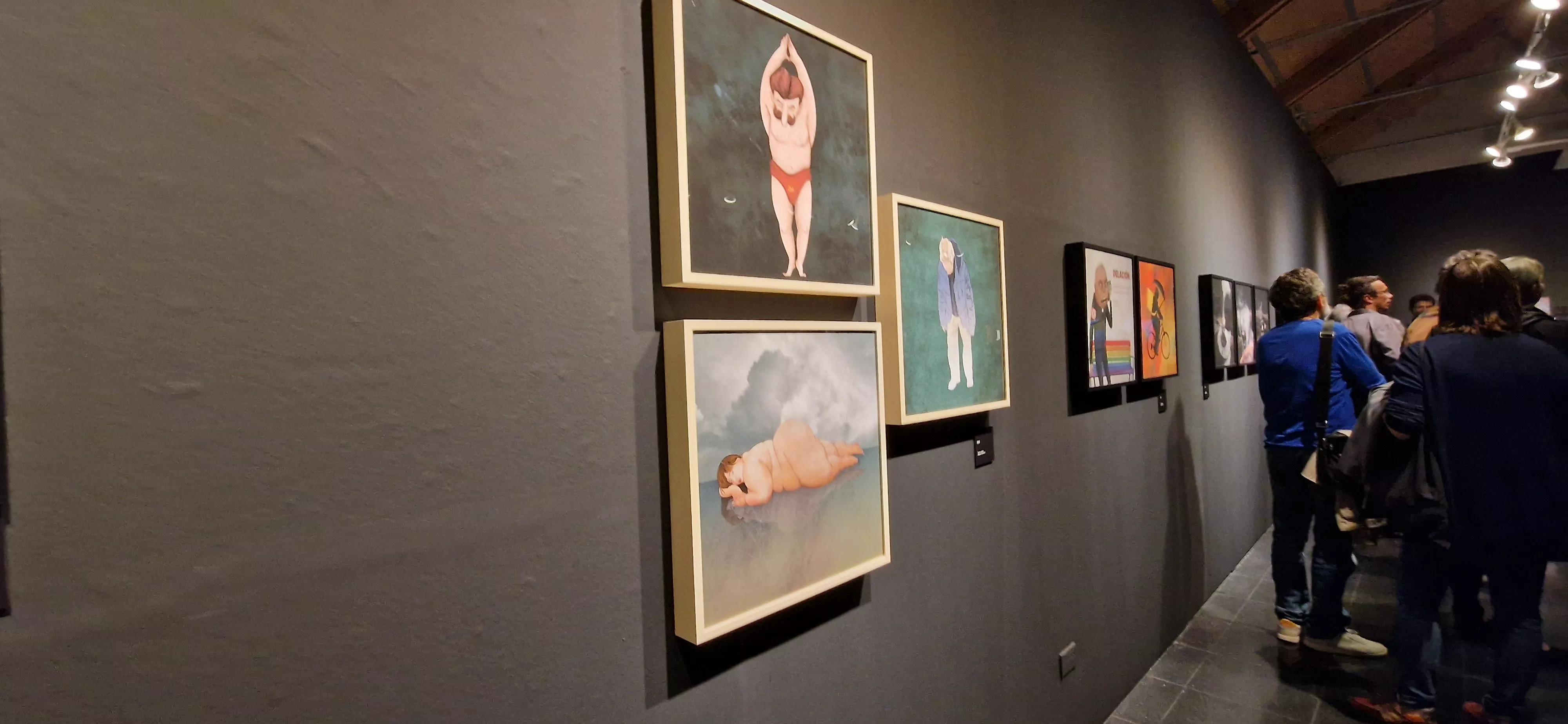 Exposición de Lucio Gat en el Centro Cultural Manuel Benito. Foto Myriam Martínez 