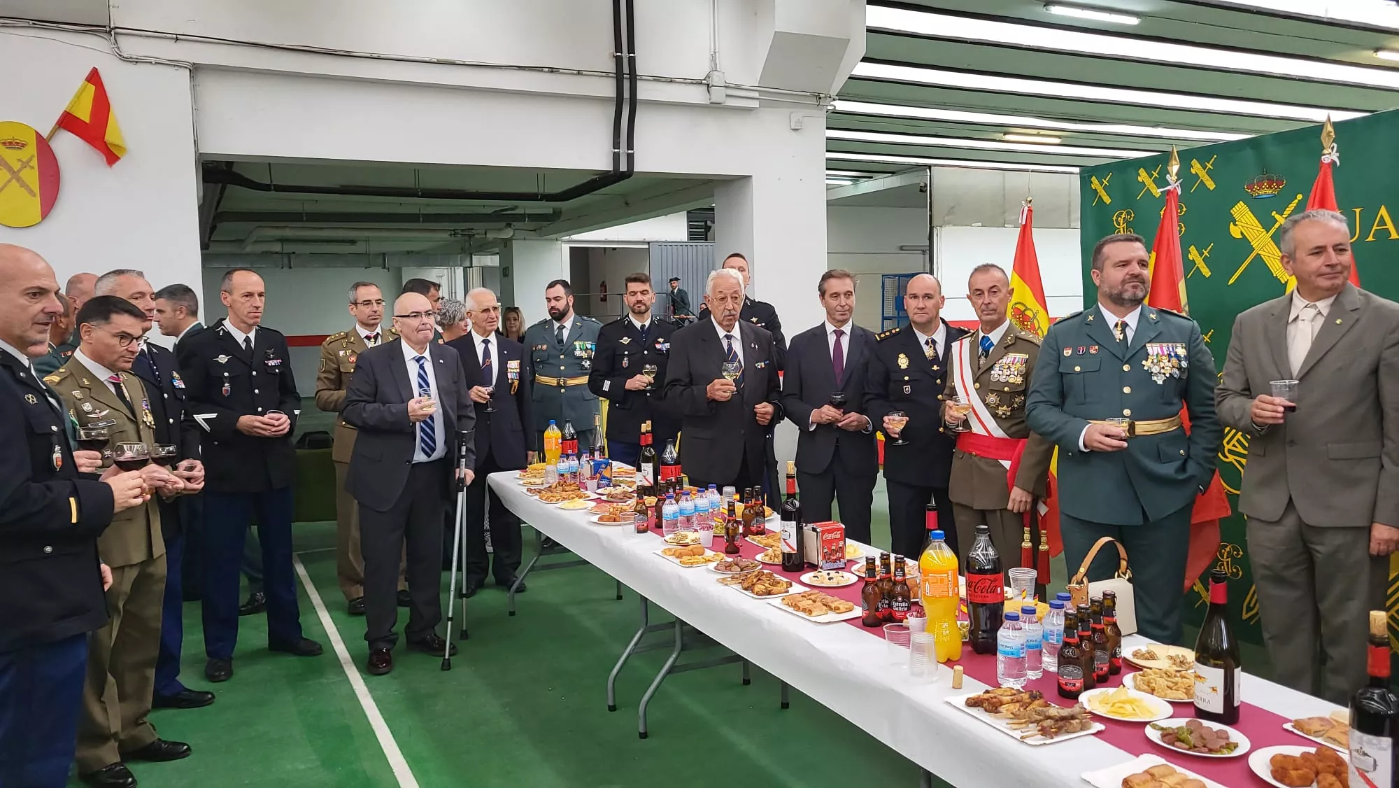 Virgen del Pilar en la Comandancia de la Guardia Civil en Huesca