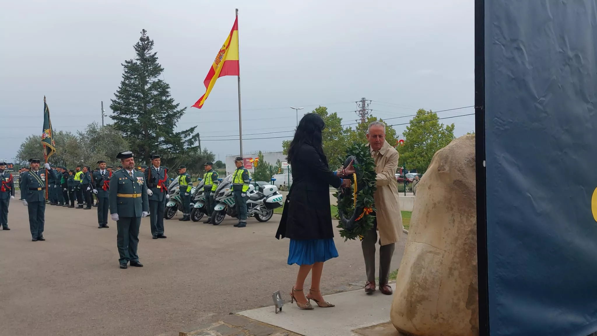 Virgen del Pilar en la Comandancia de la Guardia Civil en Huesca