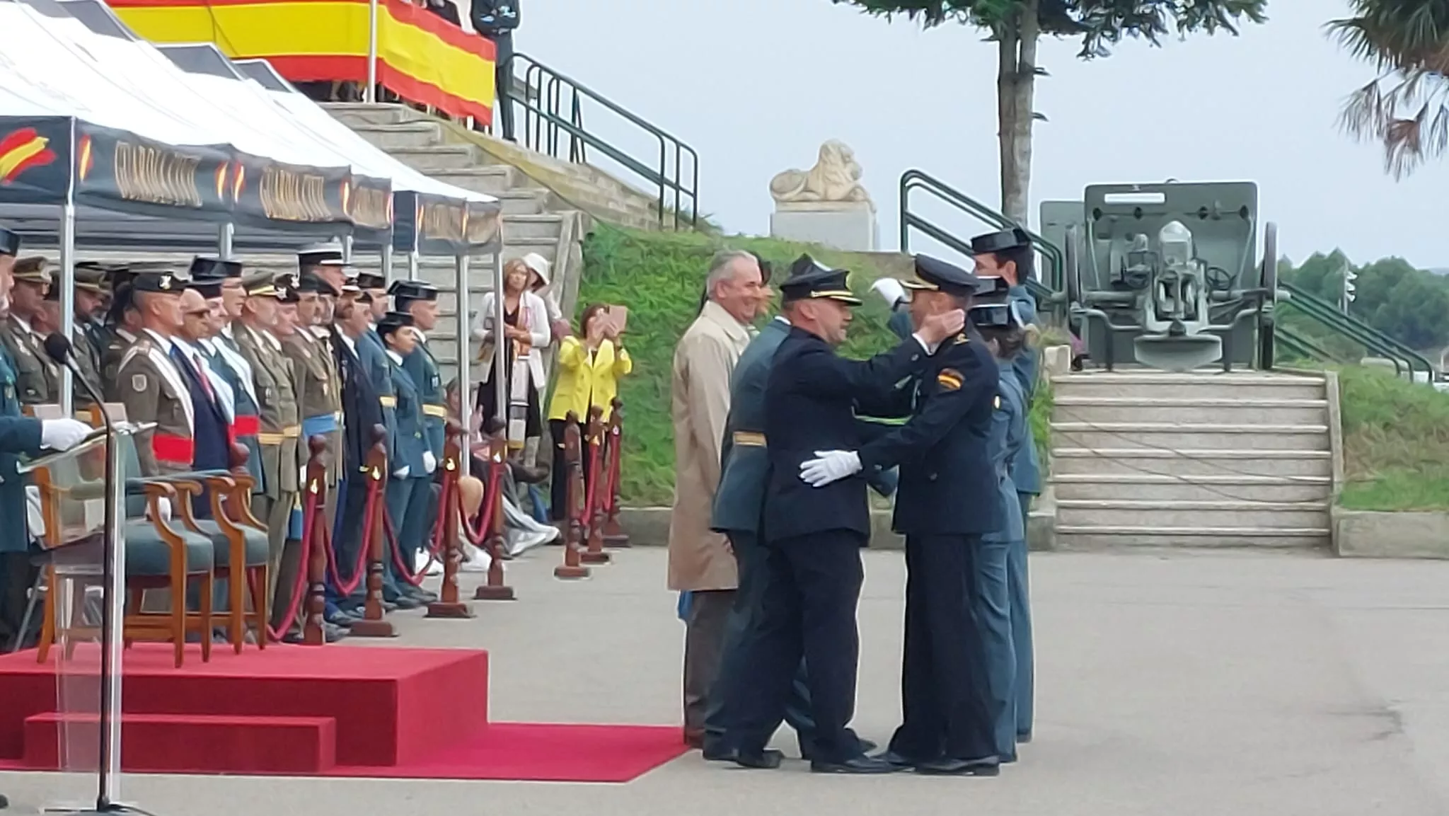 Virgen del Pilar en la Comandancia de la Guardia Civil en Huesca