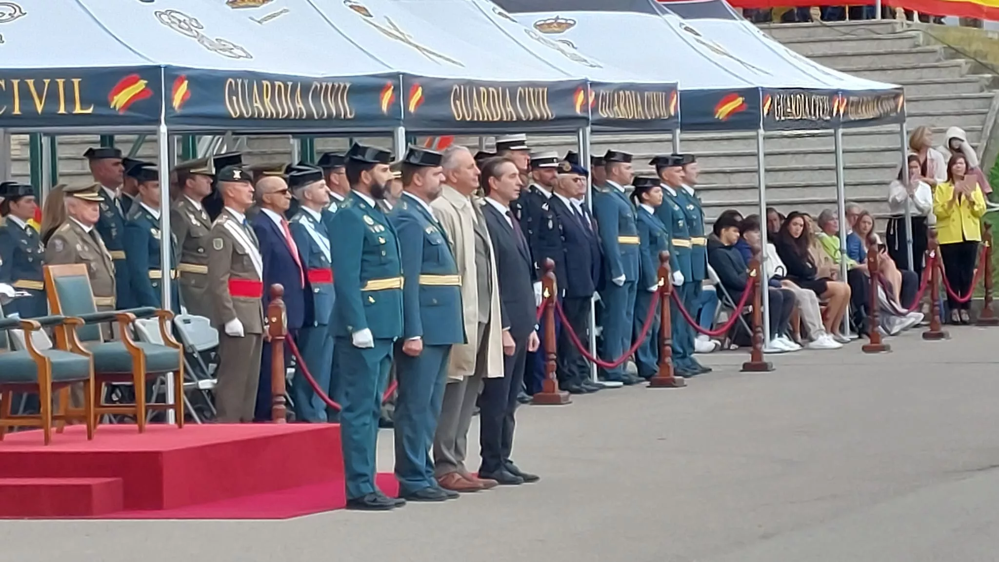 Virgen del Pilar en la Comandancia de la Guardia Civil en Huesca