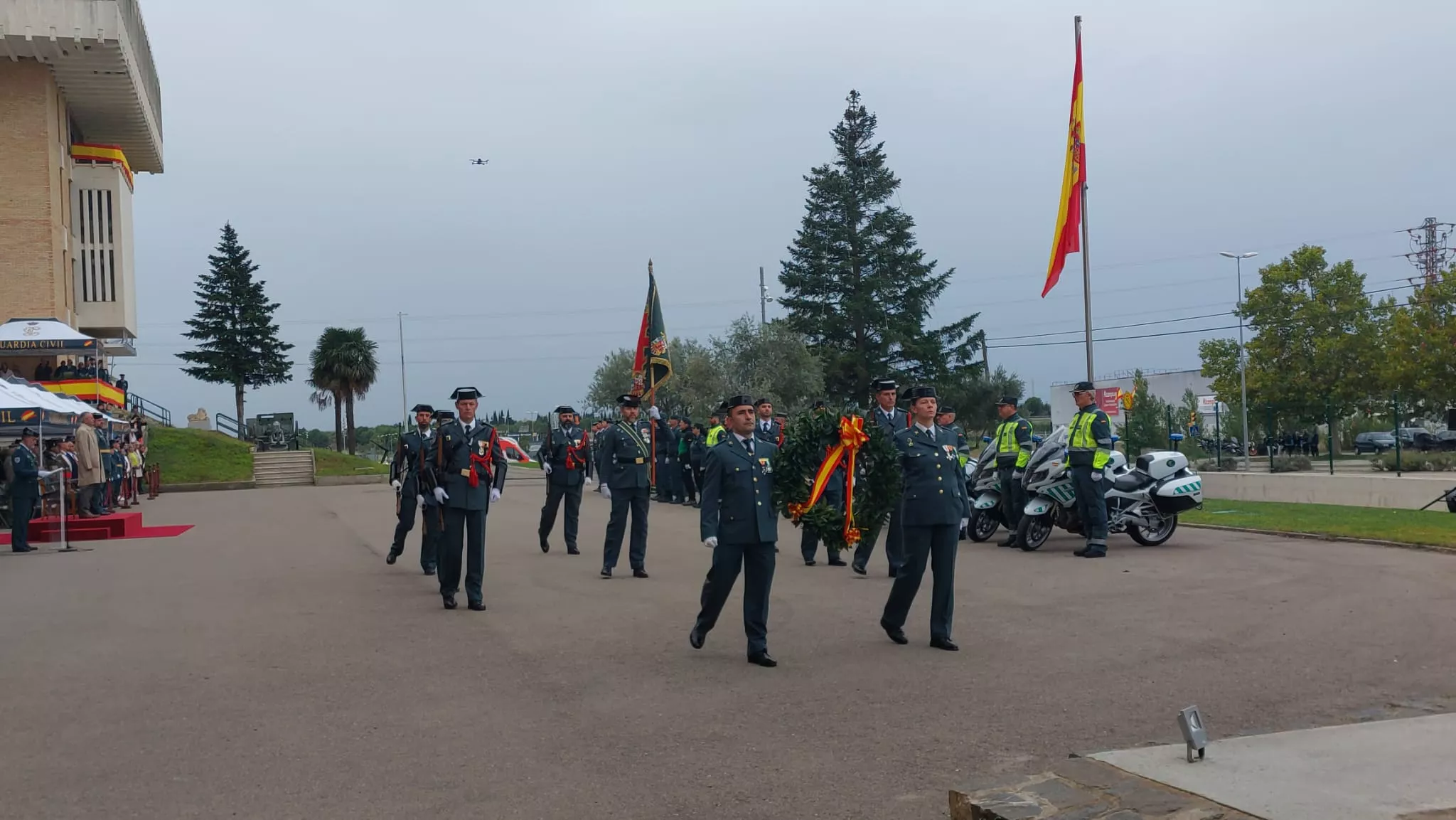 Virgen del Pilar en la Comandancia de la Guardia Civil en Huesca