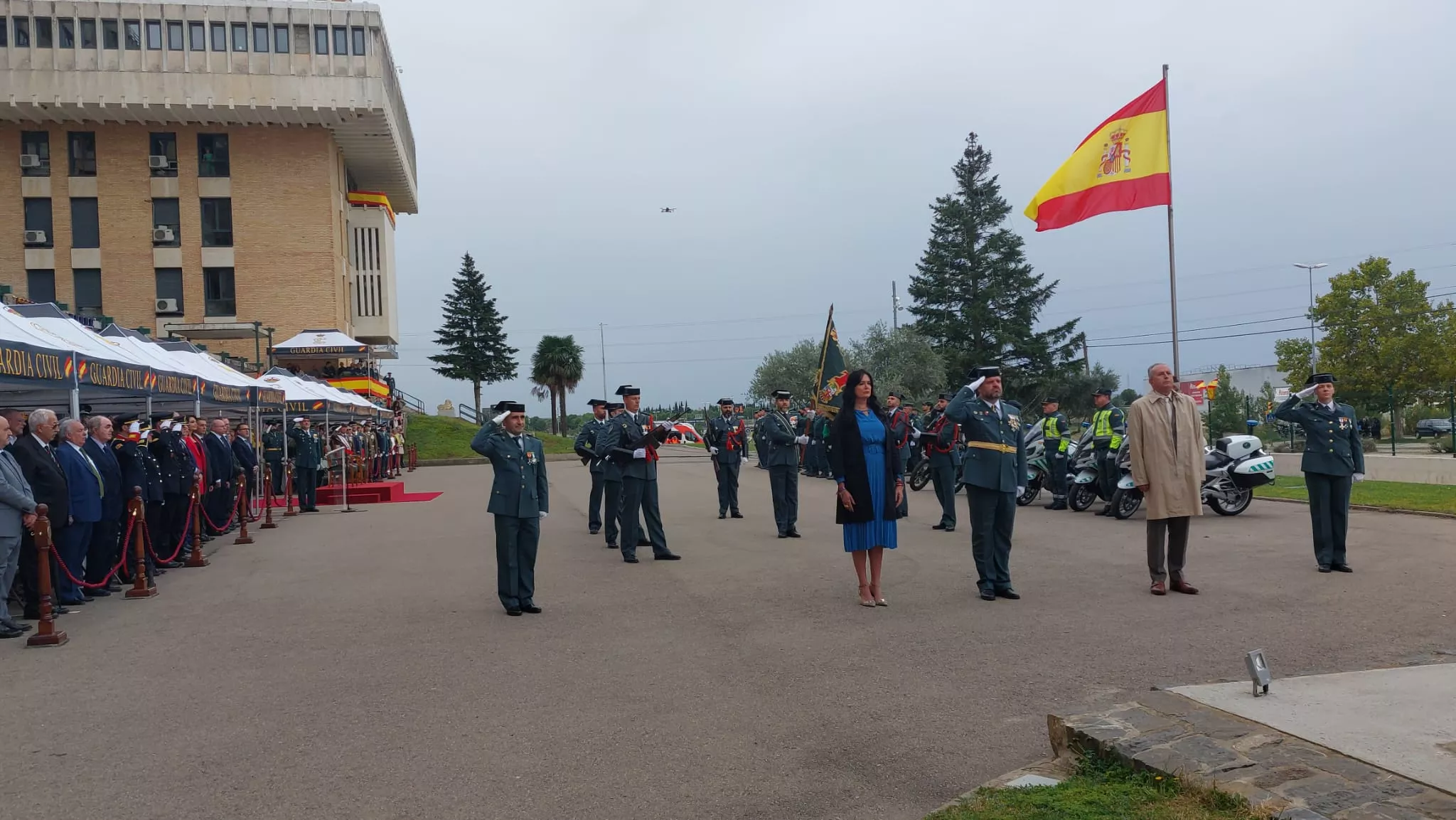 Virgen del Pilar en la Comandancia de la Guardia Civil en Huesca