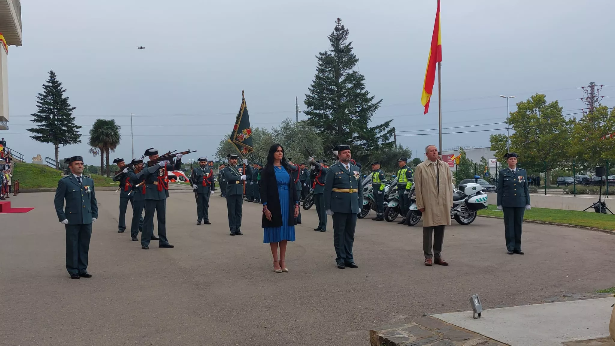 Virgen del Pilar en la Comandancia de la Guardia Civil en Huesca