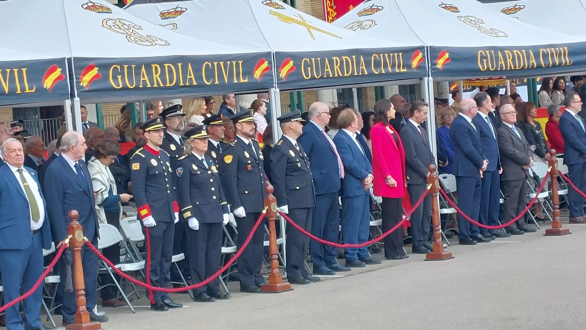 Virgen del Pilar en la Comandancia de la Guardia Civil en Huesca