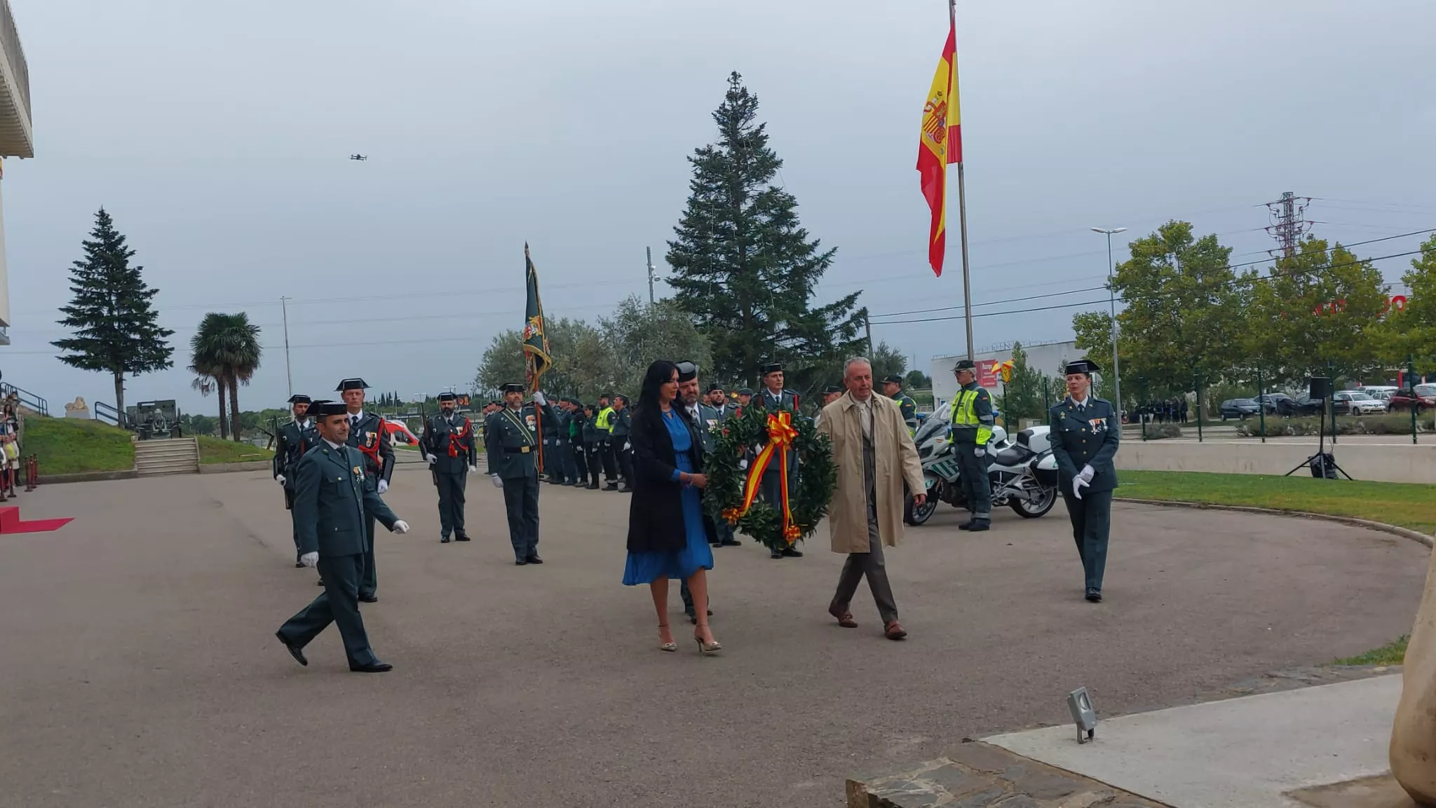 Virgen del Pilar en la Comandancia de la Guardia Civil en Huesca