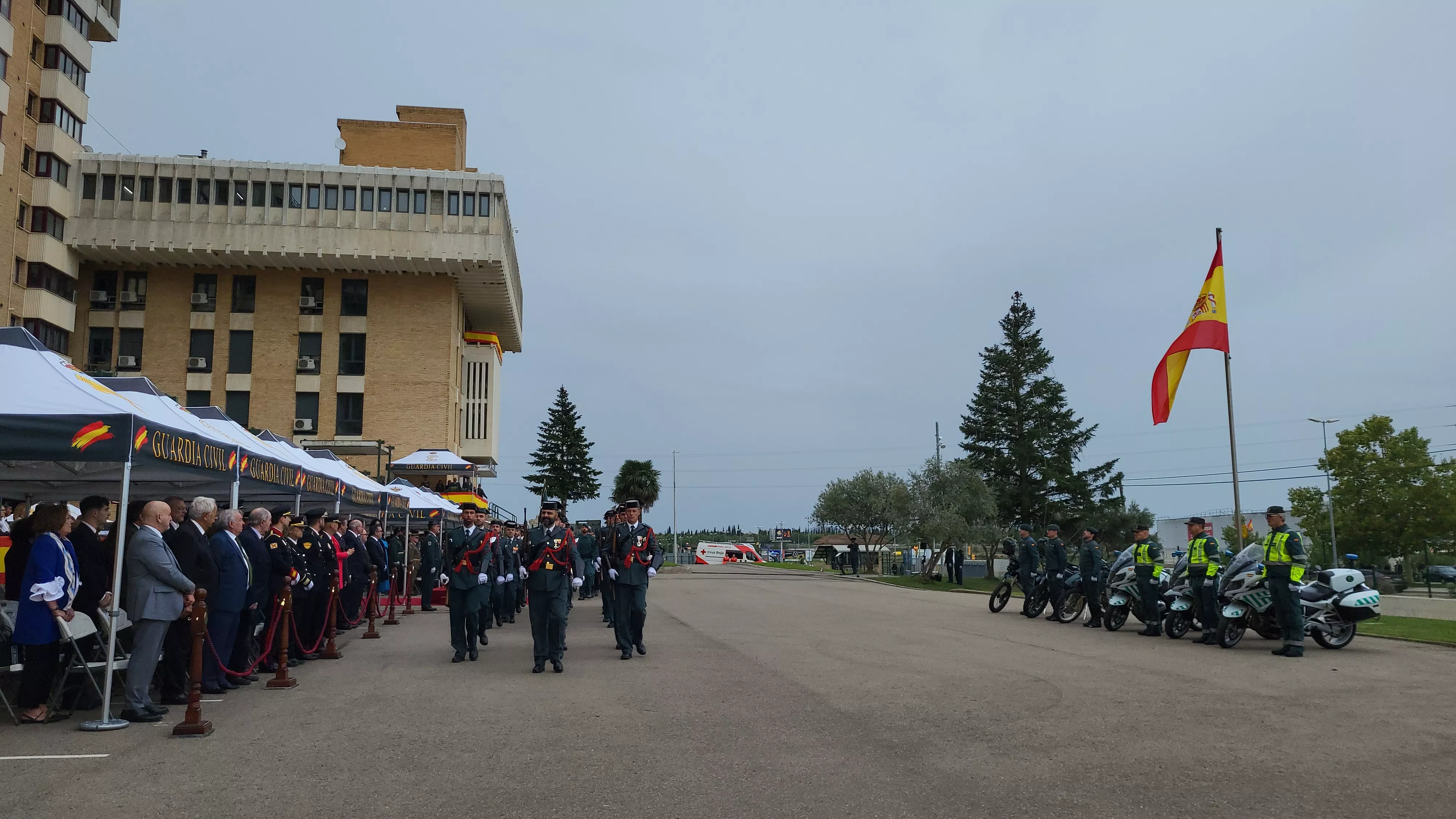 Virgen del Pilar en la Comandancia de la Guardia Civil en Huesca