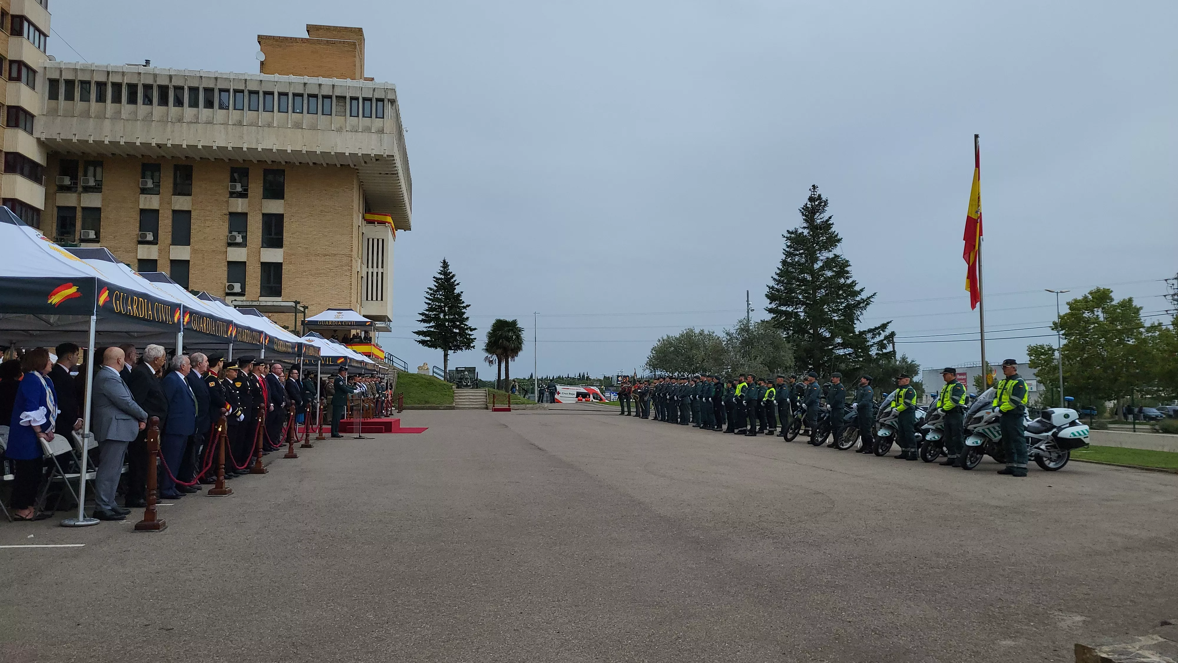 Virgen del Pilar en la Comandancia de la Guardia Civil en Huesca