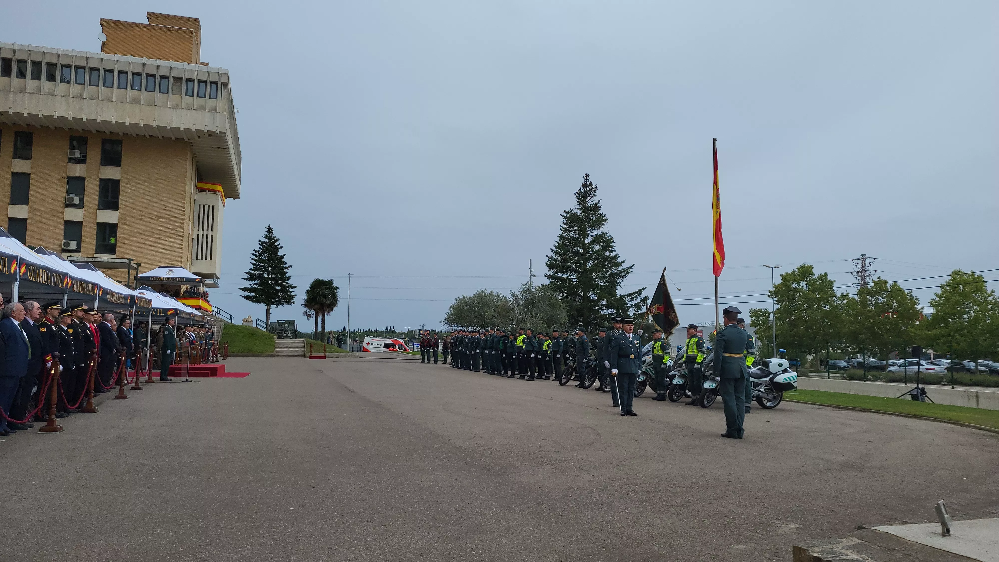 Virgen del Pilar en la Comandancia de la Guardia Civil en Huesca