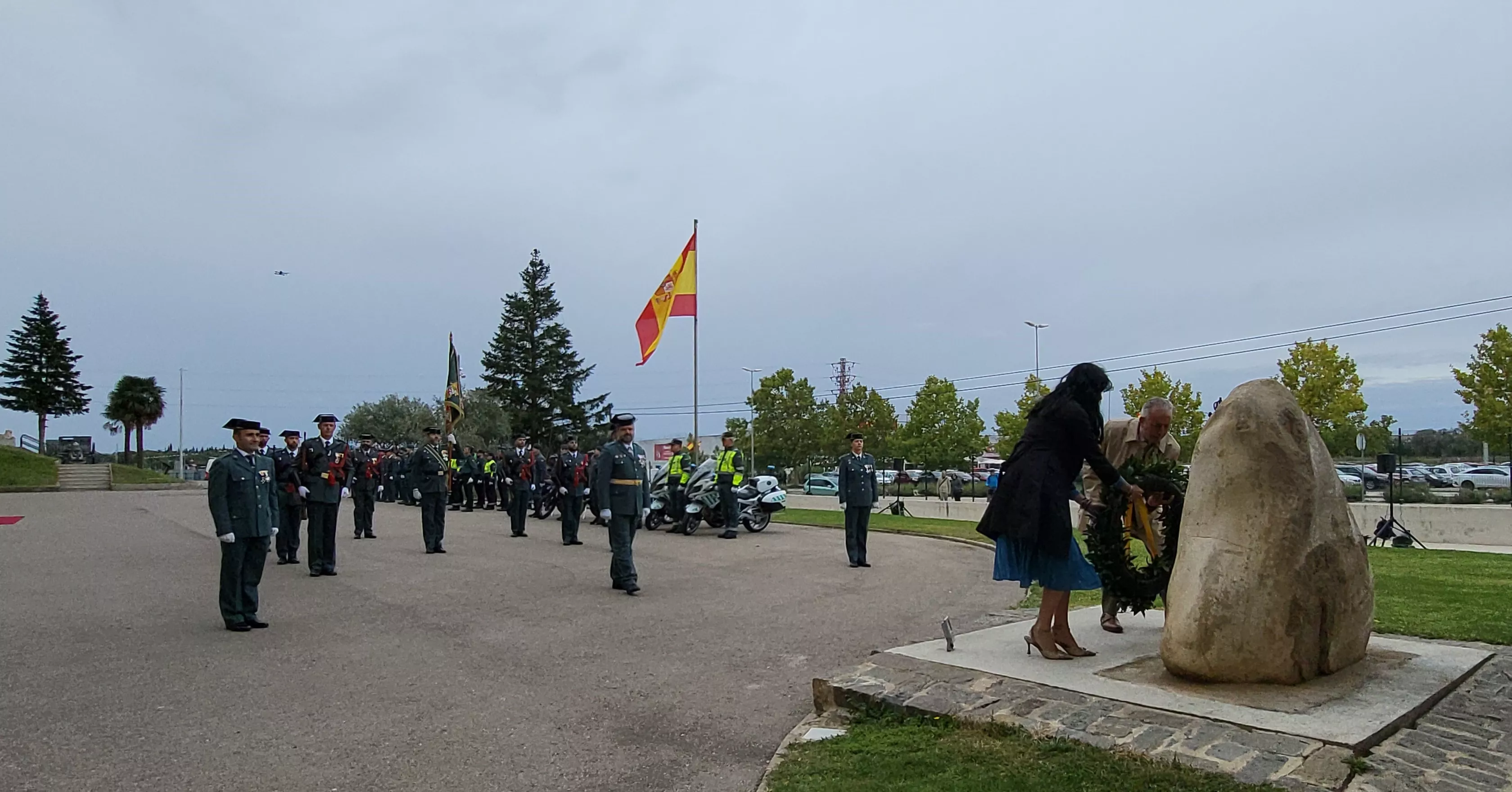Virgen del Pilar en la Comandancia de la Guardia Civil en Huesca