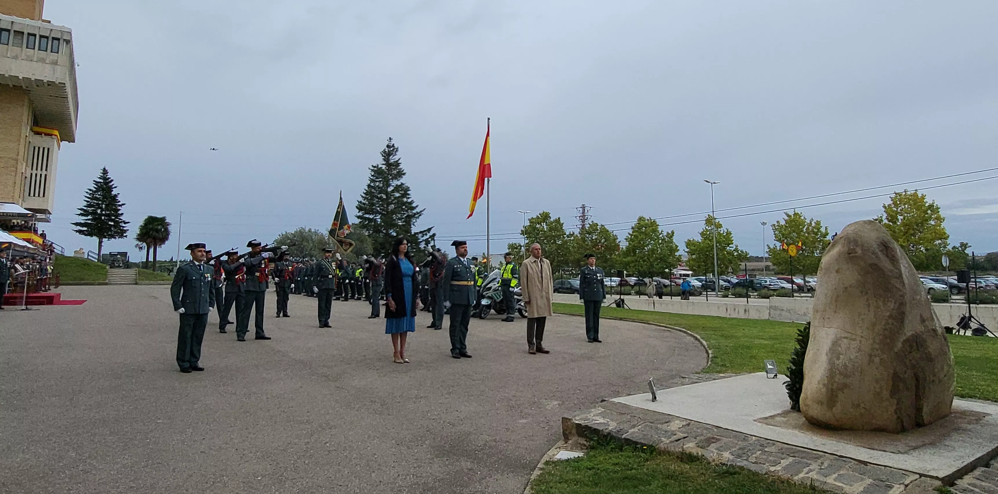 Virgen del Pilar en la Comandancia de la Guardia Civil en Huesca