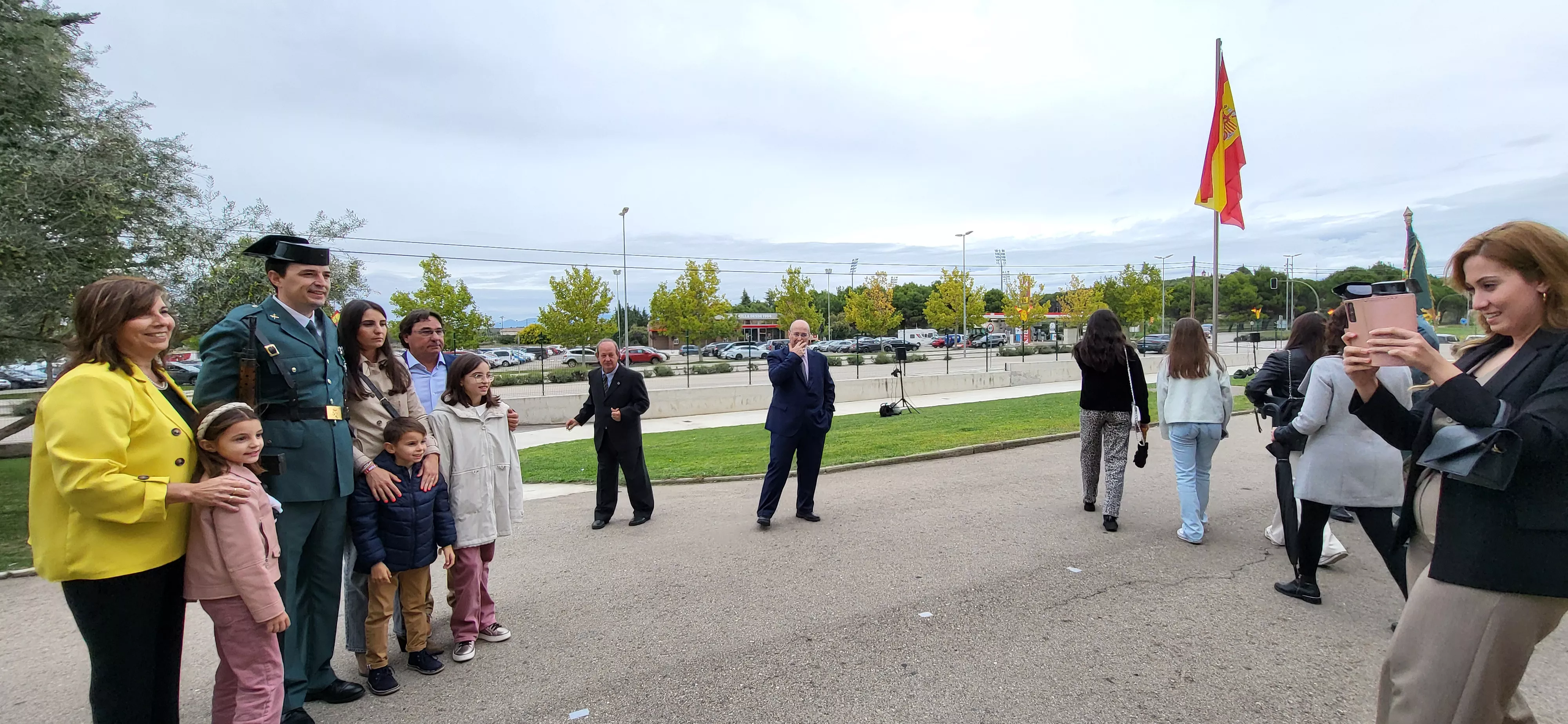 Virgen del Pilar en la Comandancia de la Guardia Civil en Huesca