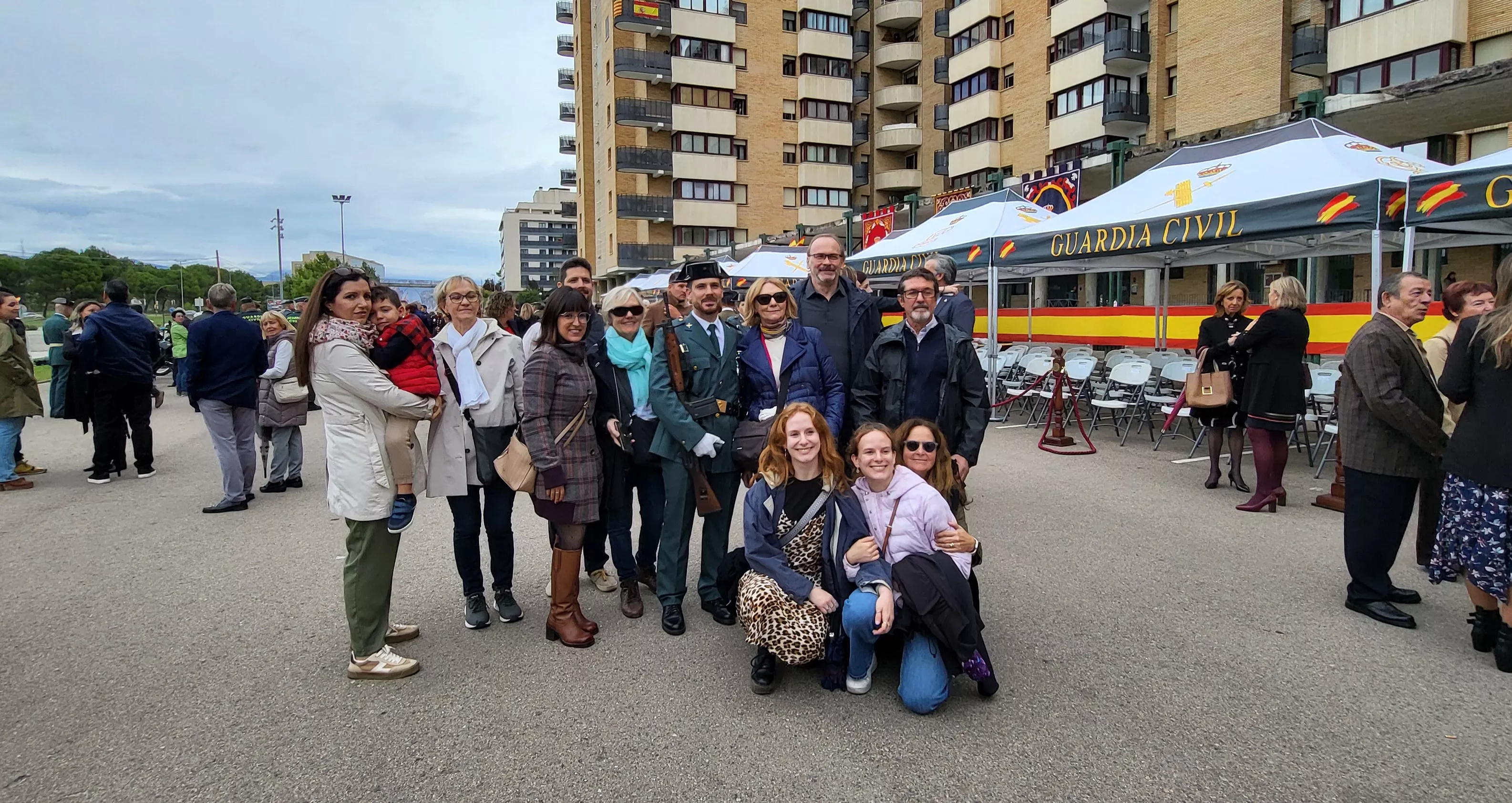 Virgen del Pilar en la Comandancia de la Guardia Civil en Huesca