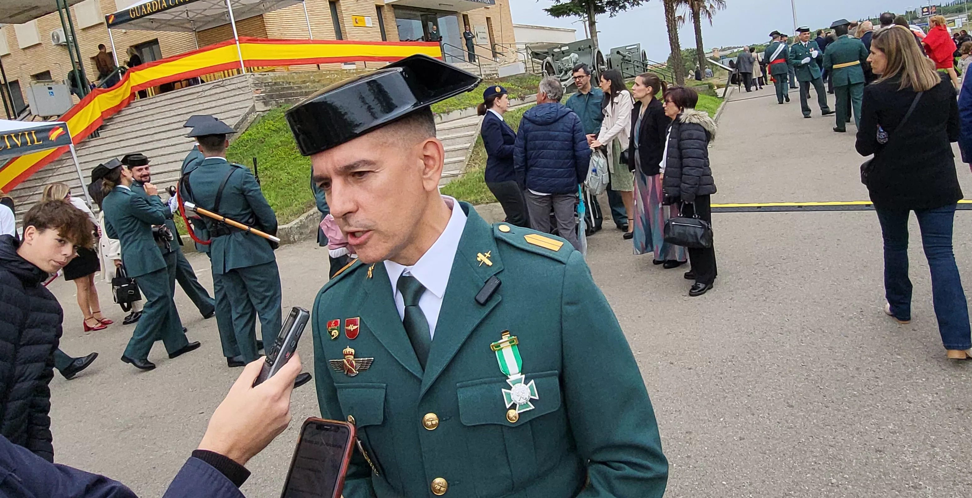 Virgen del Pilar en la Comandancia de la Guardia Civil en Huesca