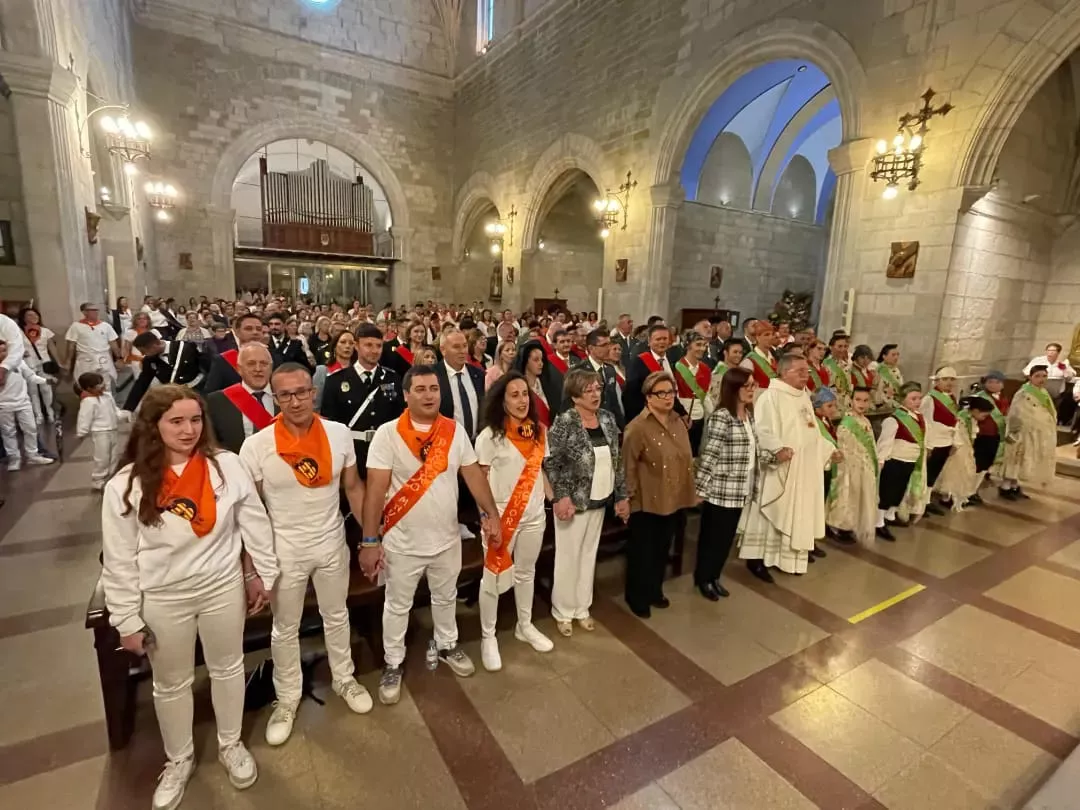 Celebración del día grande de las Fiestas del Pilar de Fraga.