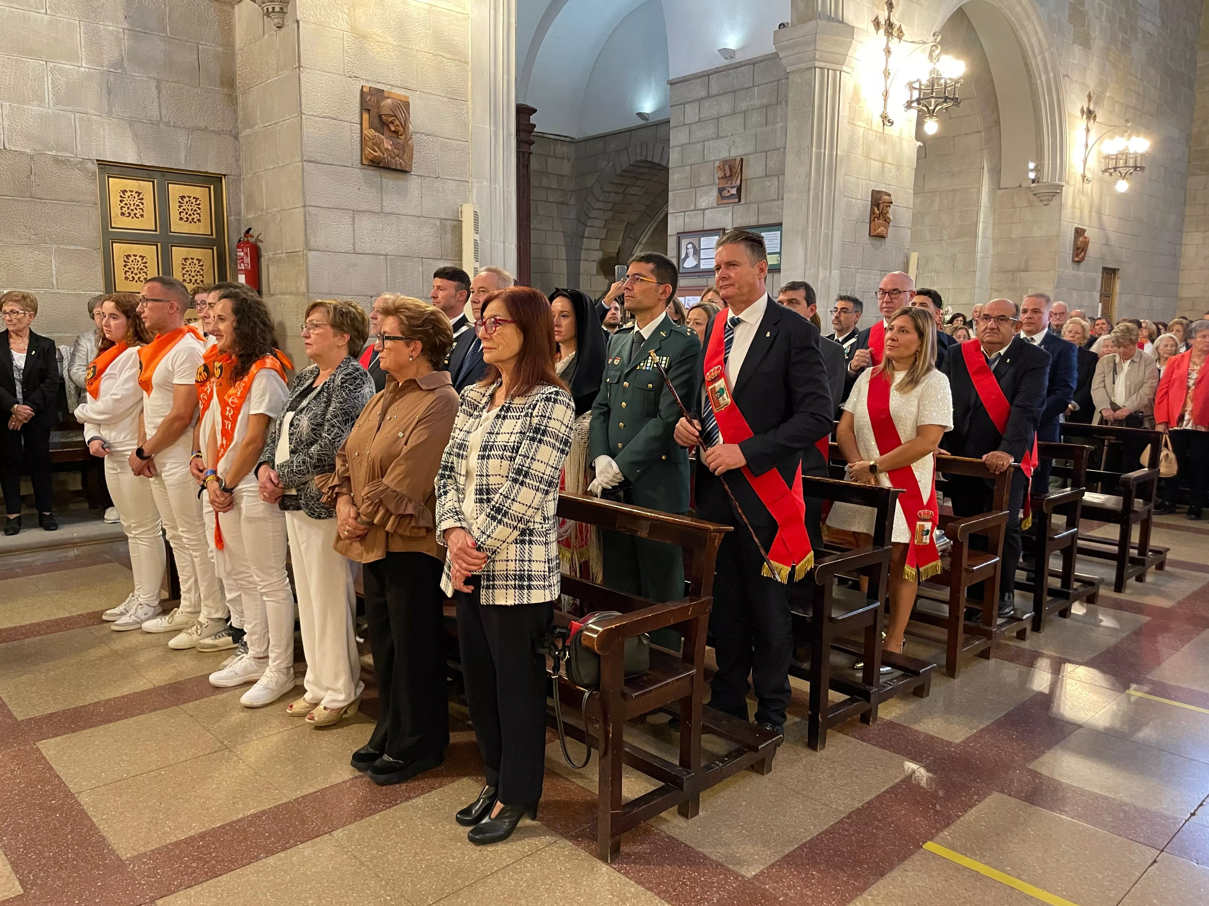 Celebración del día grande de las Fiestas del Pilar de Fraga.