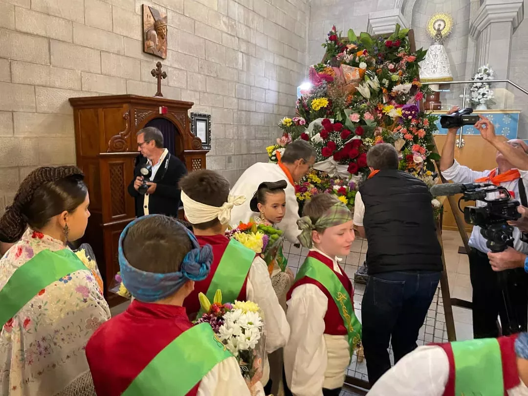 Celebración del día grande de las Fiestas del Pilar de Fraga.