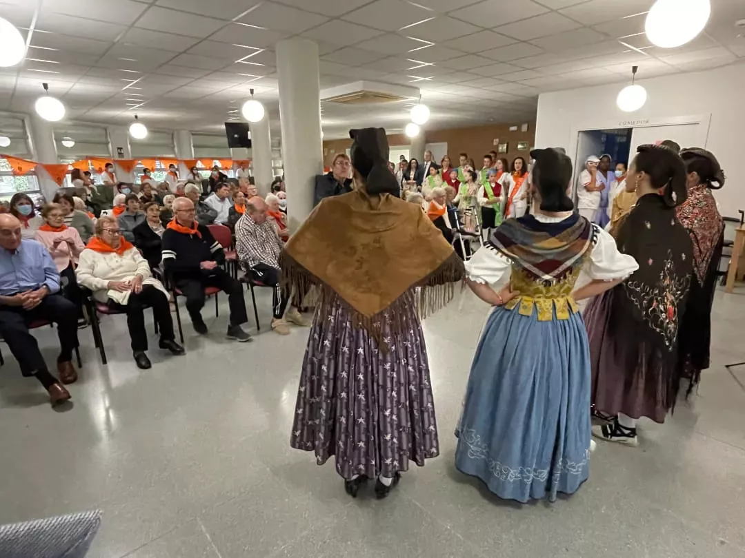 Celebración del día grande de las Fiestas del Pilar de Fraga.