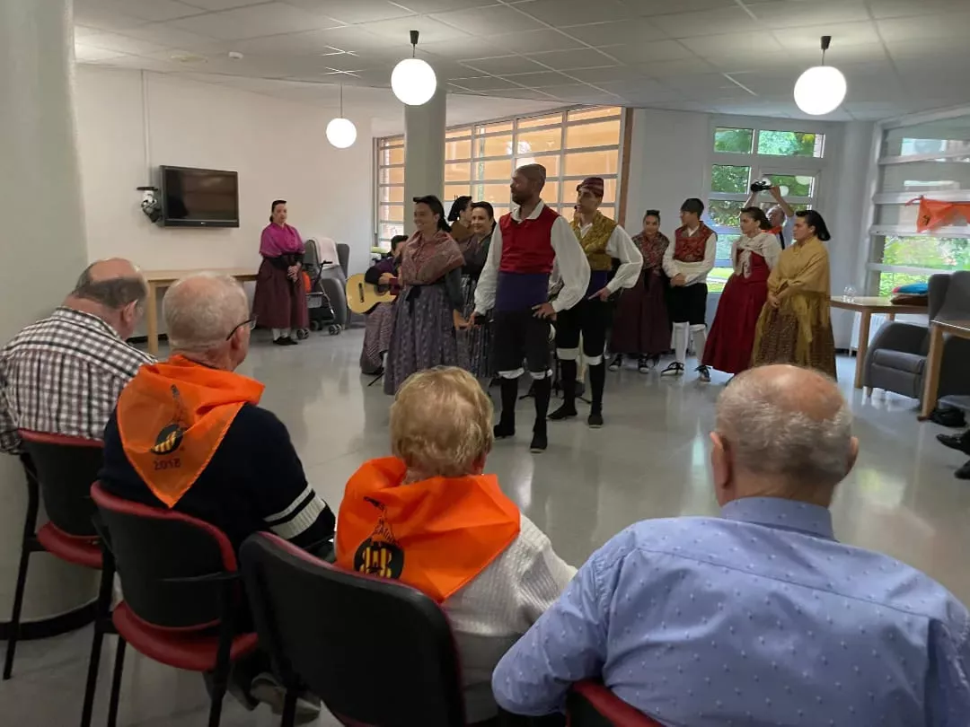 Celebración del día grande de las Fiestas del Pilar de Fraga.