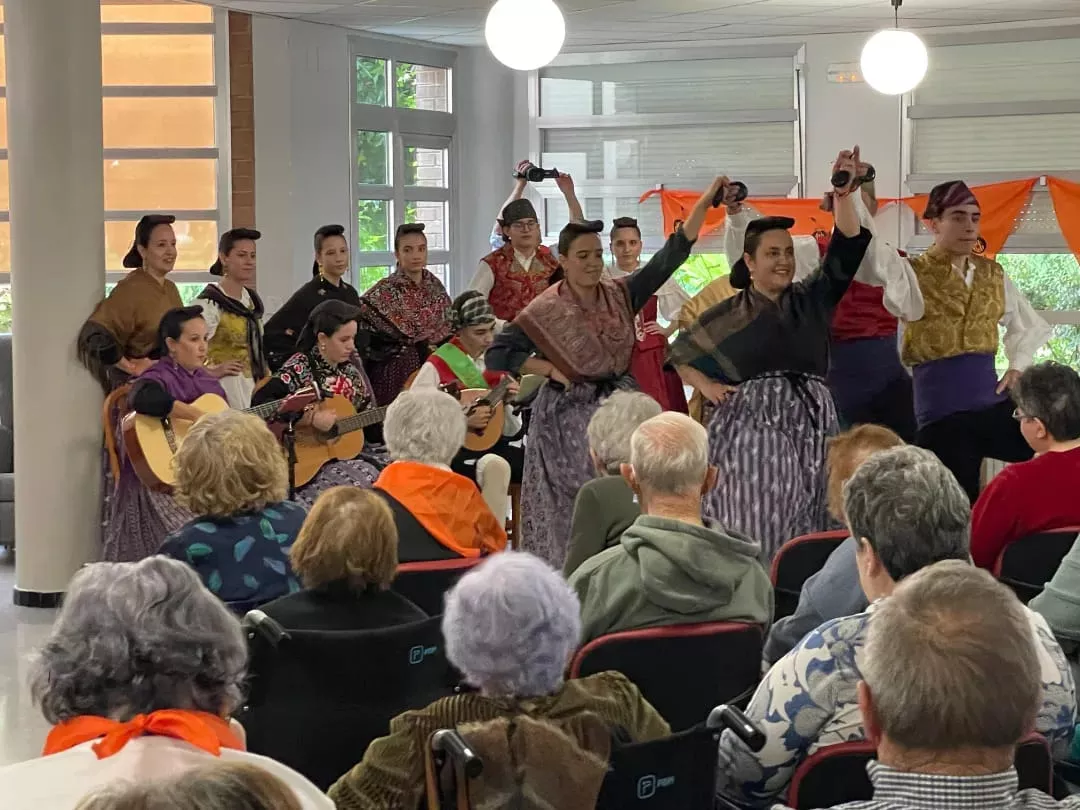 Celebración del día grande de las Fiestas del Pilar de Fraga.