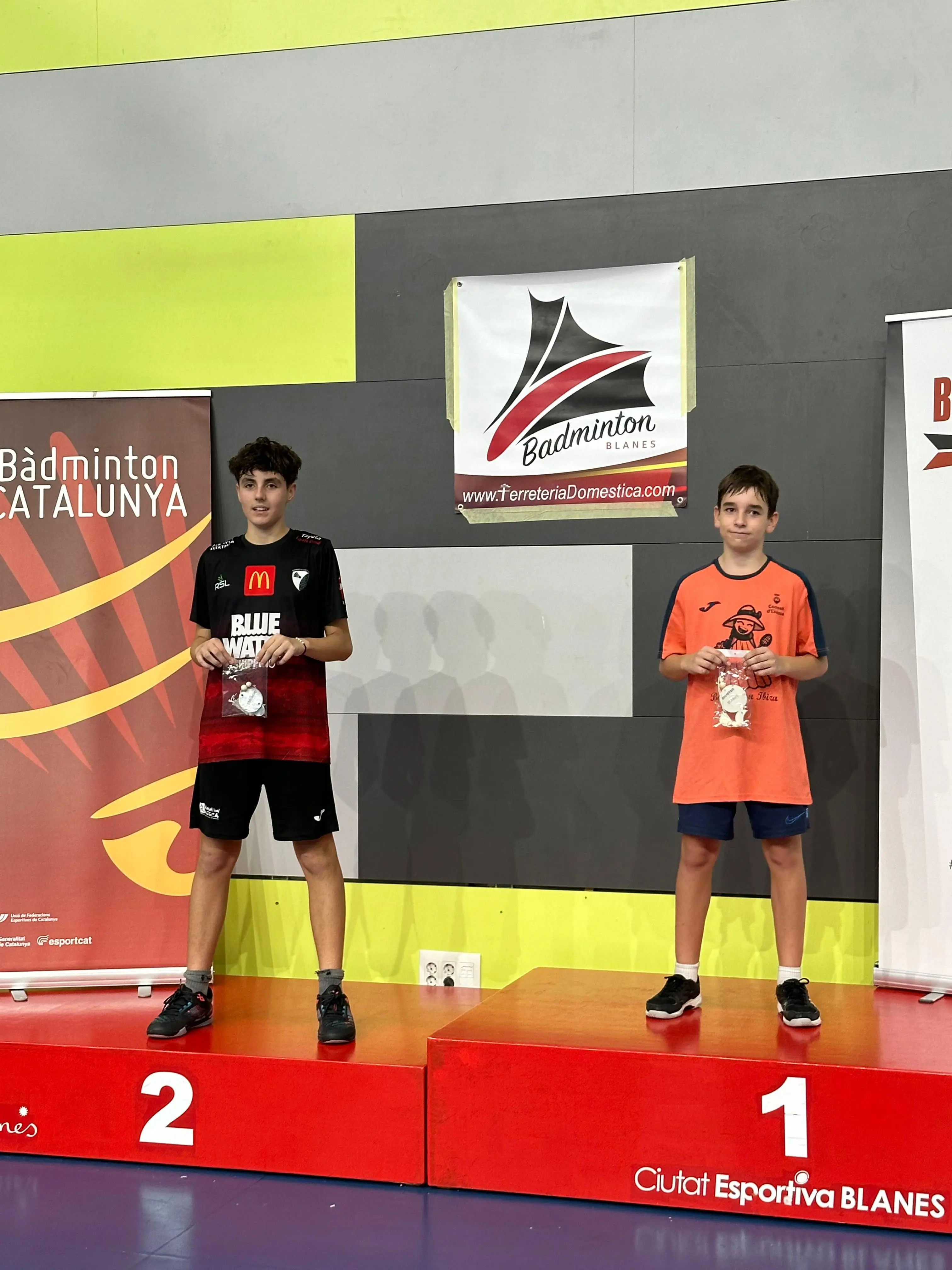 Podio individual masculino Sub15 Blanes
