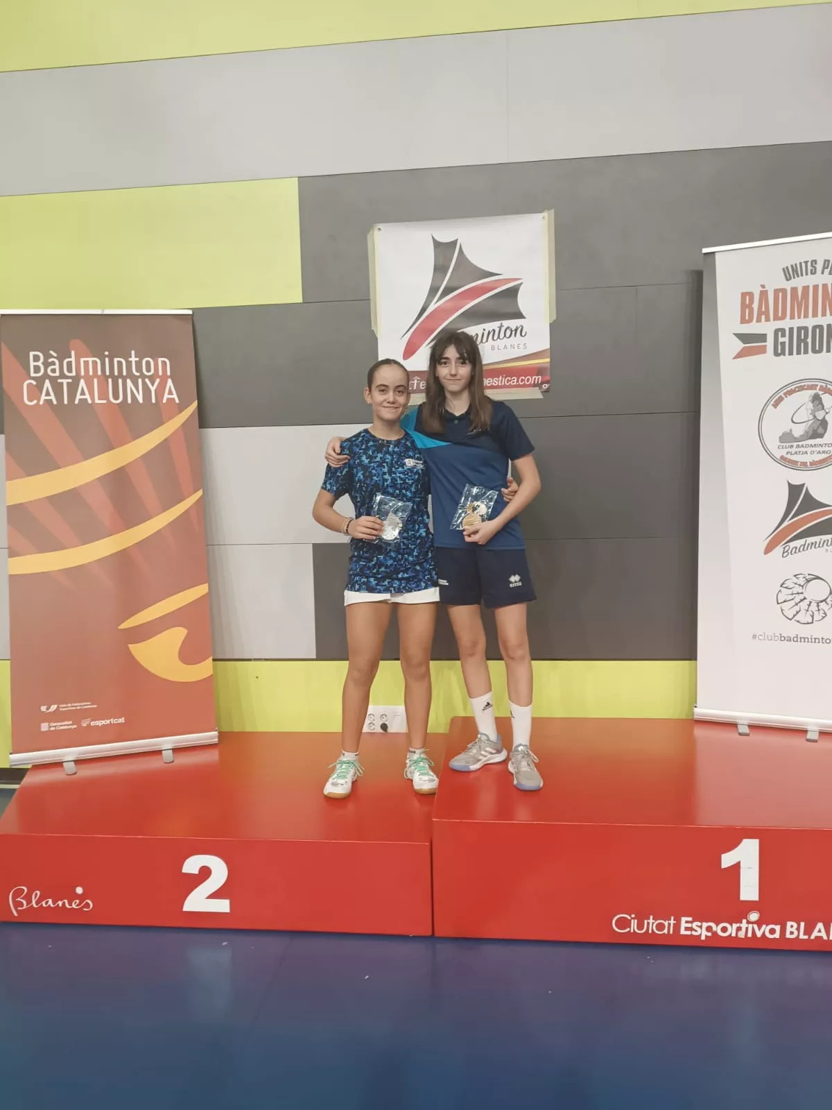 Podio individual femenino Sub-15 Blanes
