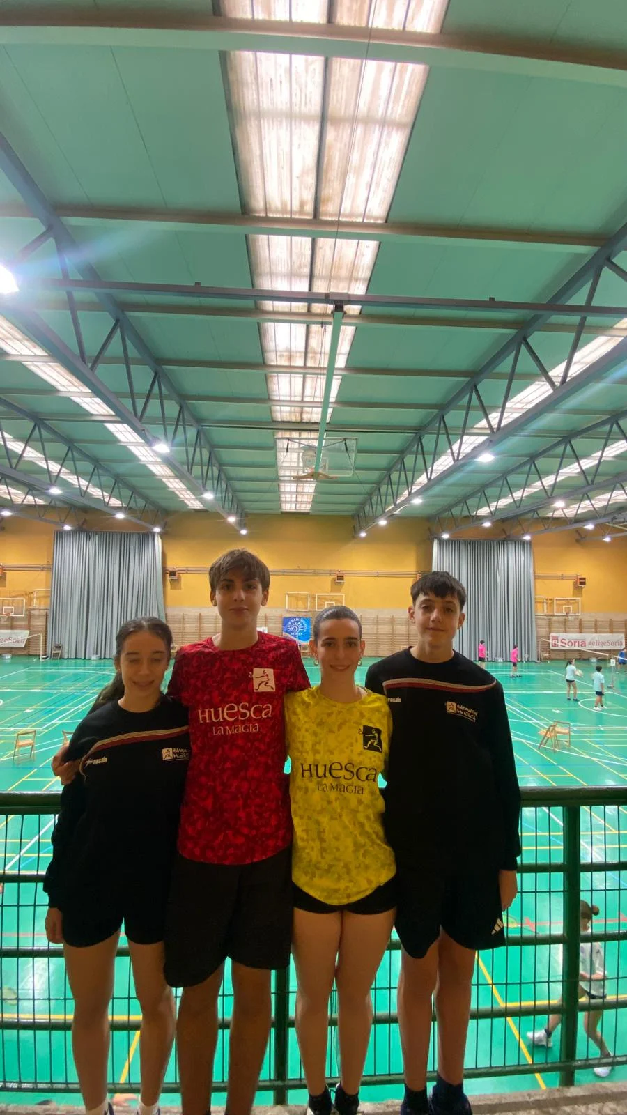 Jugadores del Huesca La Magia en Soria