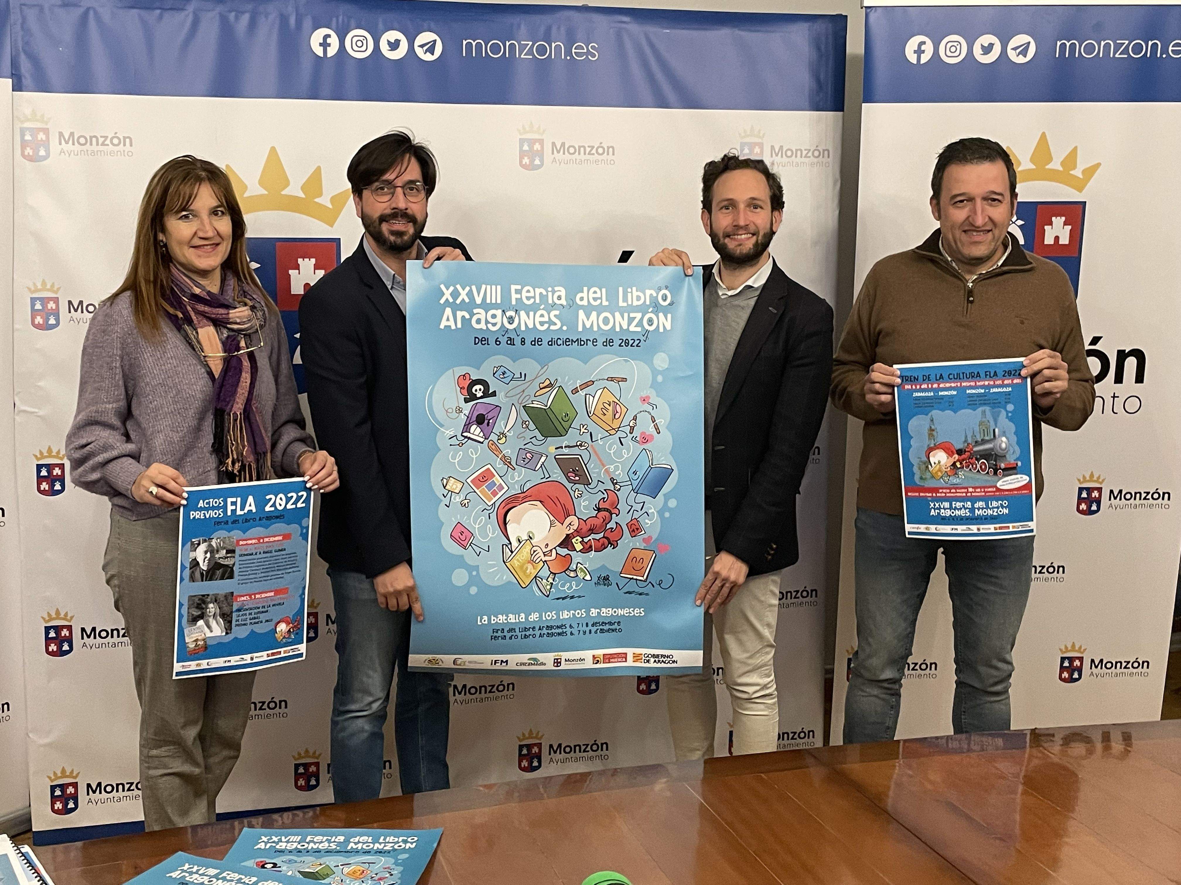 Se ha presentado en el Ayuntamiento de Monzón la FLA, que se celebra del 6 al 8 de diciembre