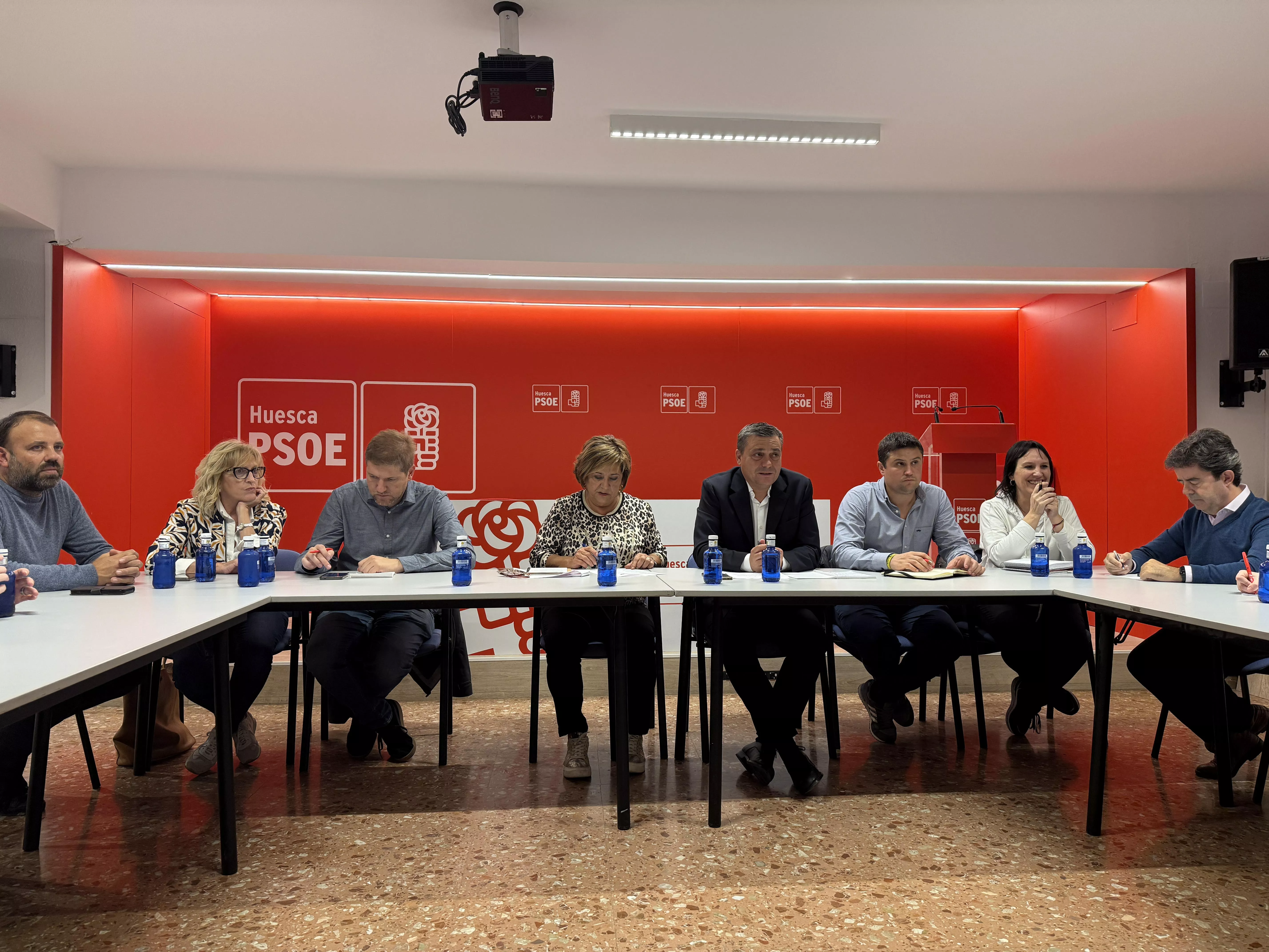 Ejecutiva Provincial del PSOE del Alto Aragón.