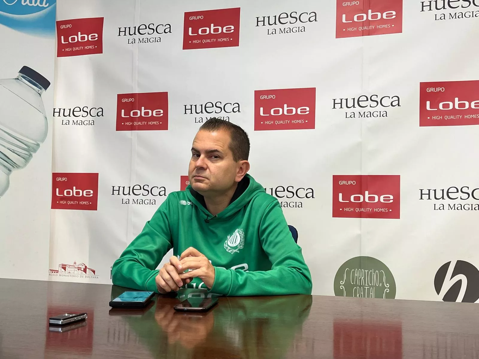 Rafa Sanz, entrenador Lobe Huesca.