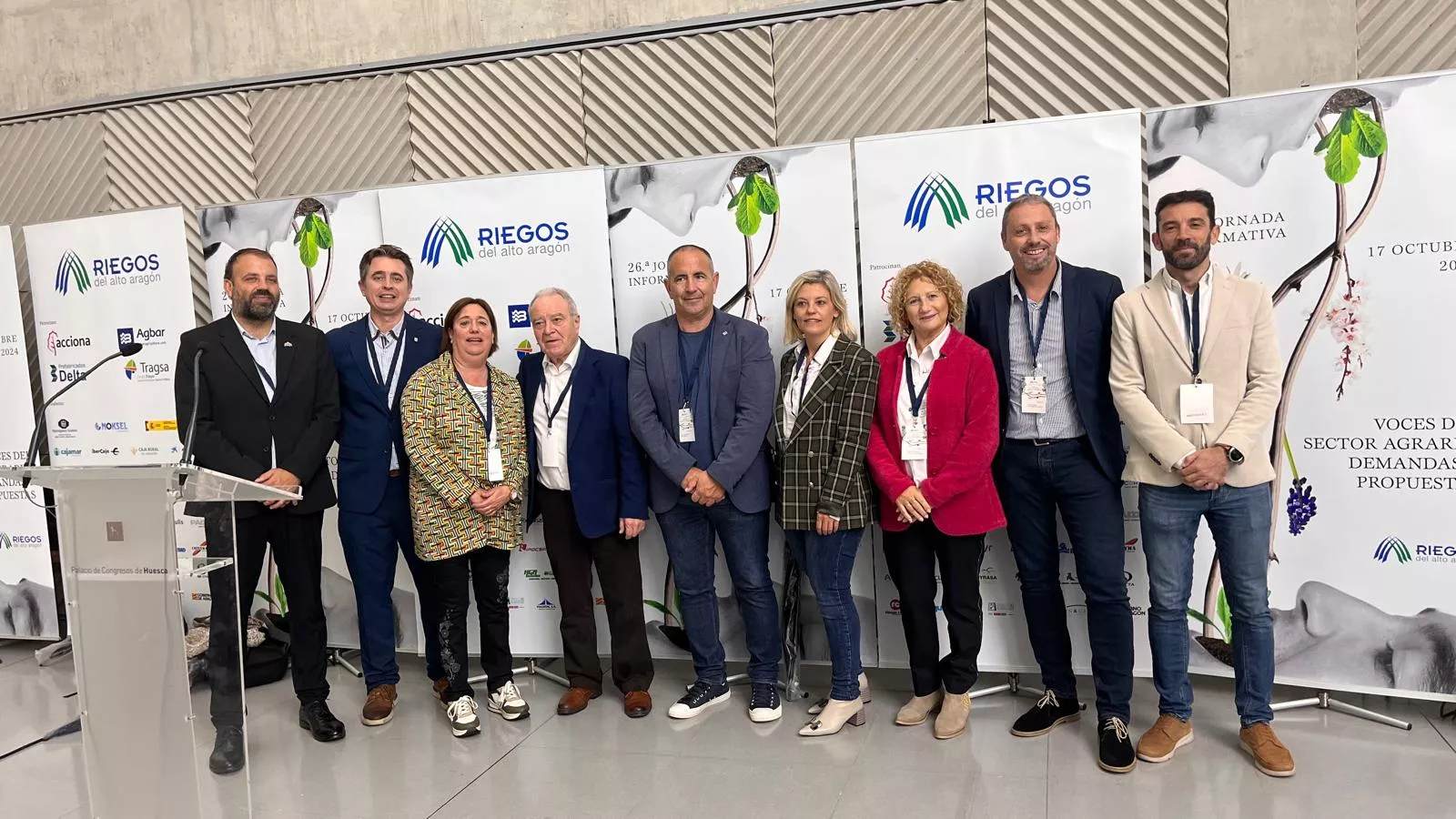  26 Jornada Informativa de Riegos del Alto Aragón en Huesca. Foto Mercedes Manterola