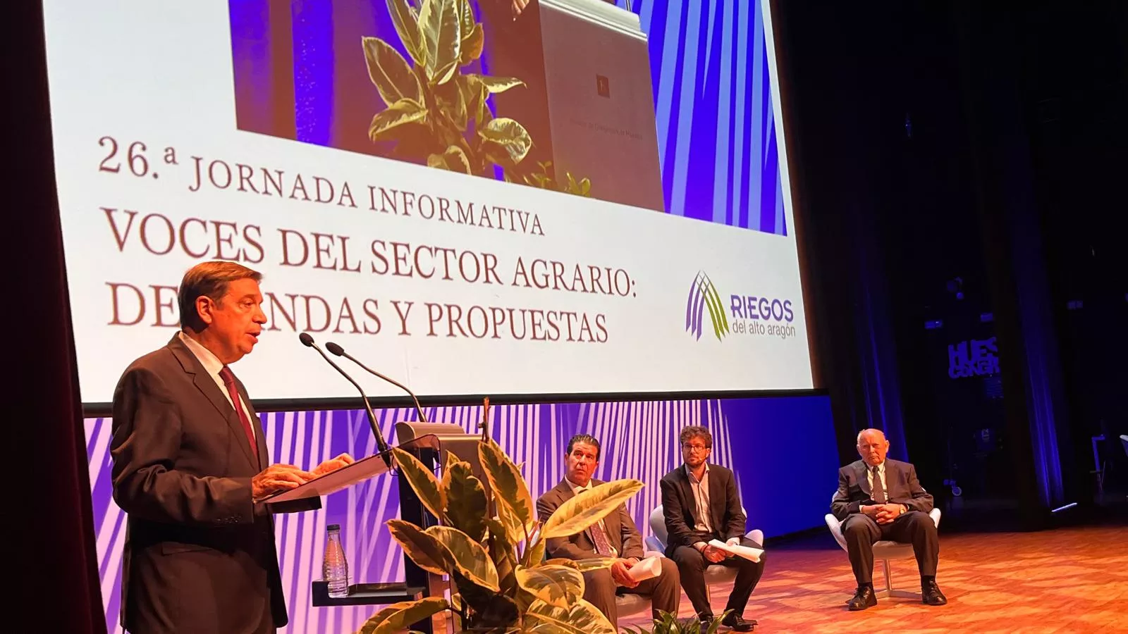  26 Jornada Informativa de Riegos del Alto Aragón en Huesca. Foto Mercedes Manterola