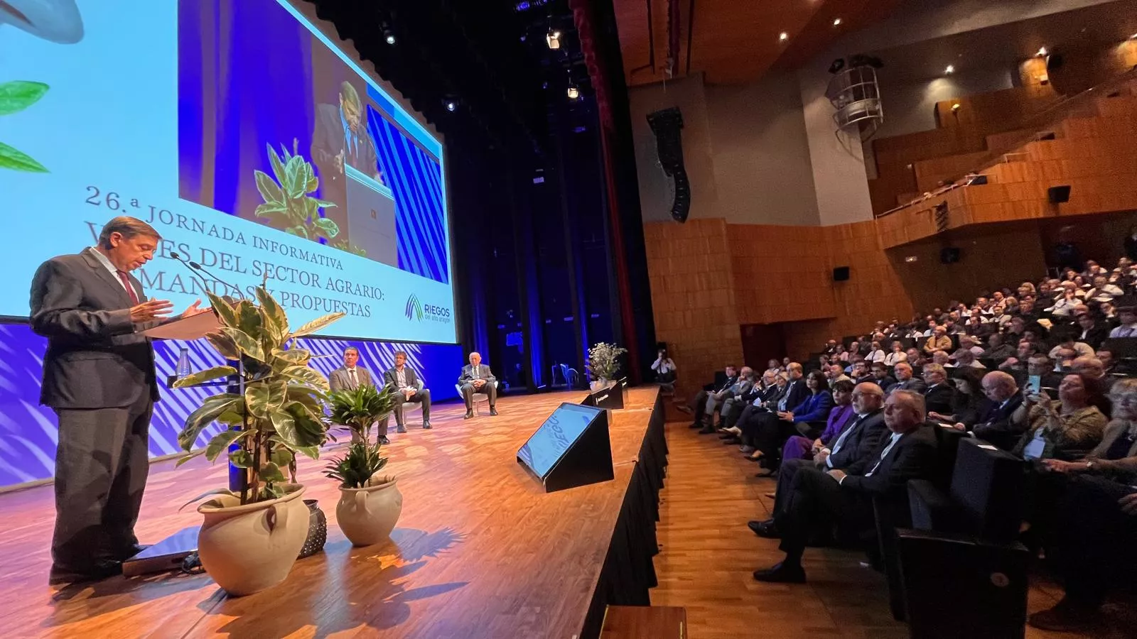  26 Jornada Informativa de Riegos del Alto Aragón en Huesca. Foto Mercedes Manterola