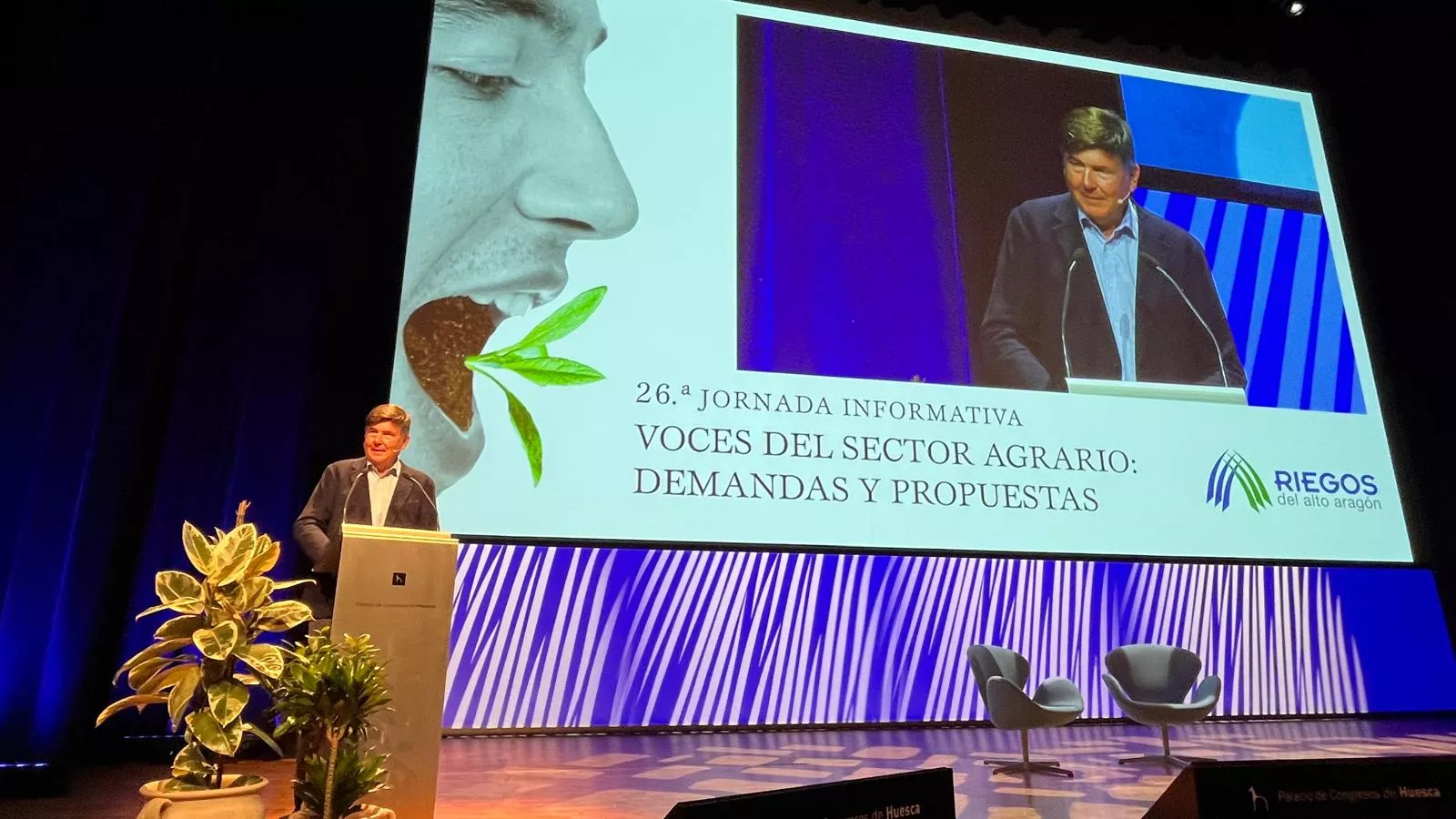  26 Jornada Informativa de Riegos del Alto Aragón en Huesca. Foto Mercedes Manterola